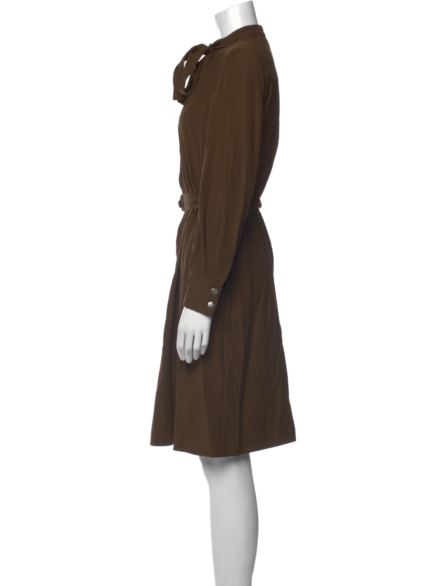 Vanessa Bruno Mock Neck Knee-Length Dress