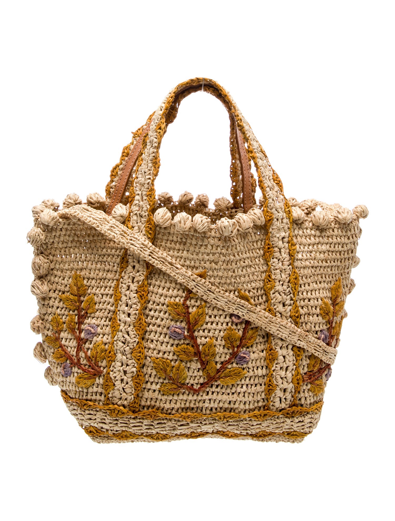 Vanessa Bruno Raffia Top Handle Bag