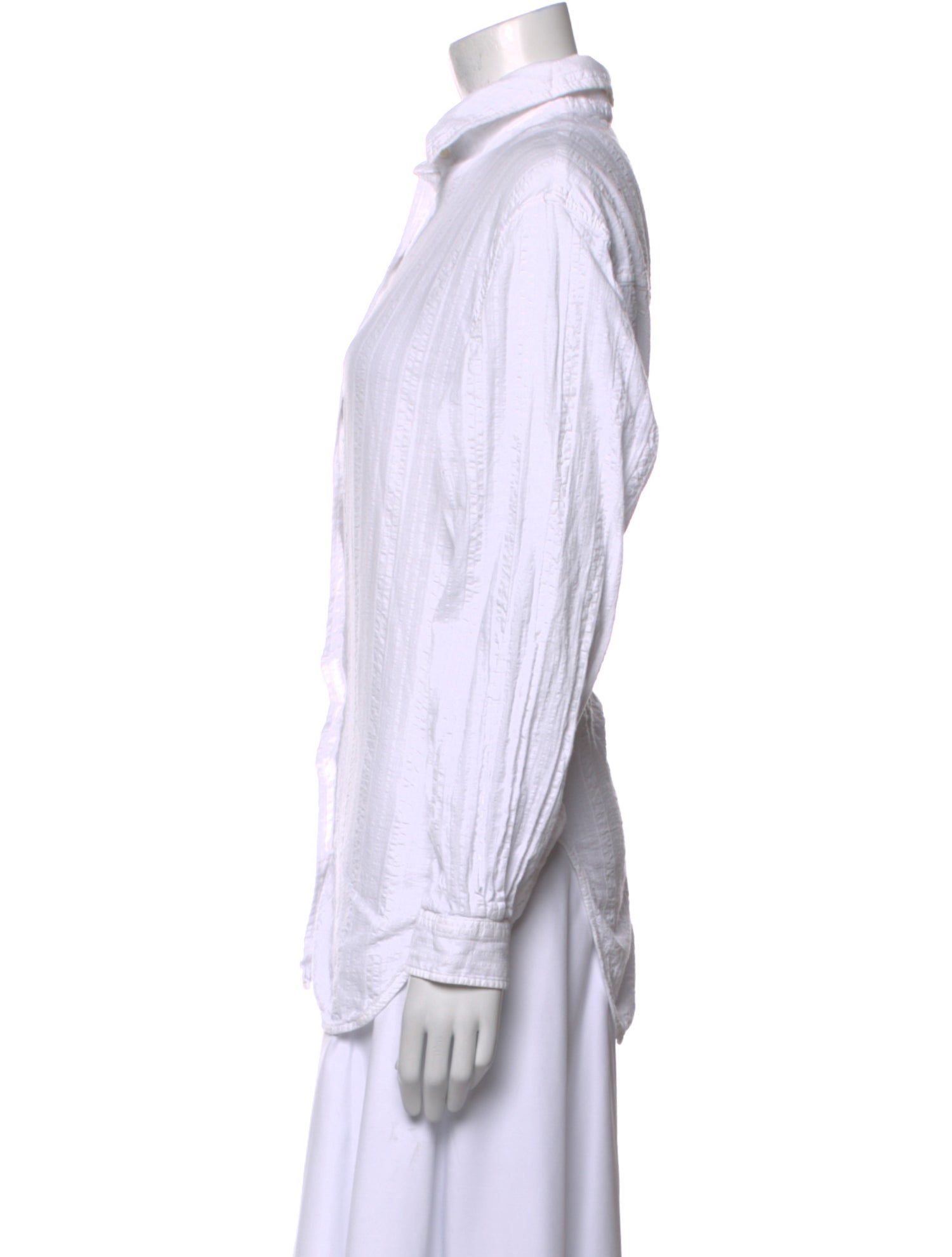 Vanessa Bruno Long Sleeve Button-Up Top