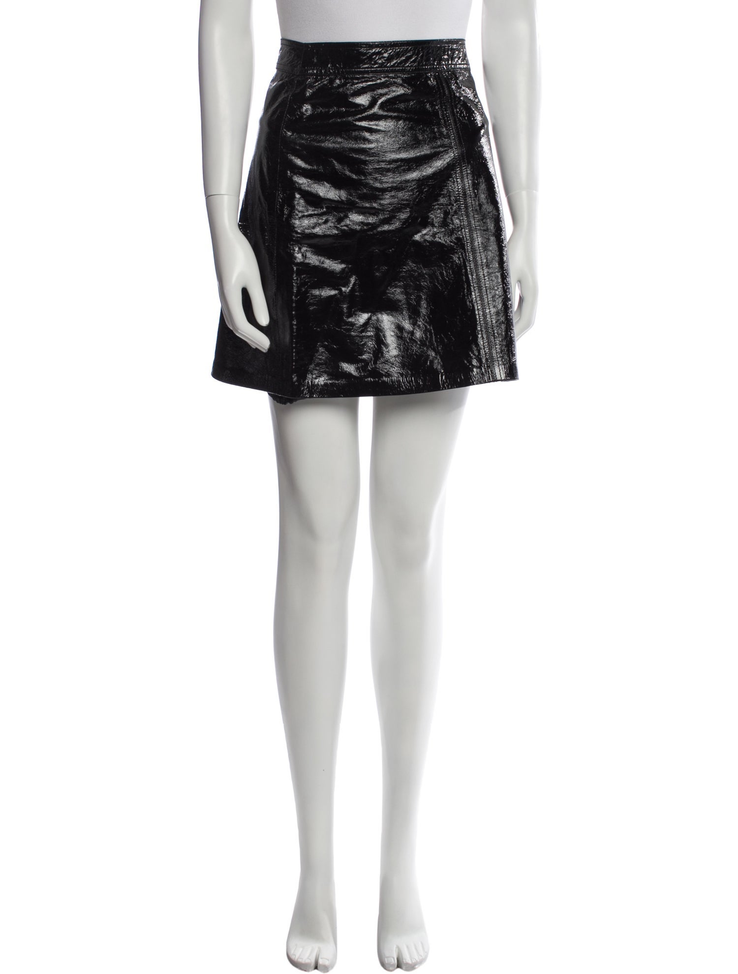 Vanessa Bruno Lambskin Mini Skirt
