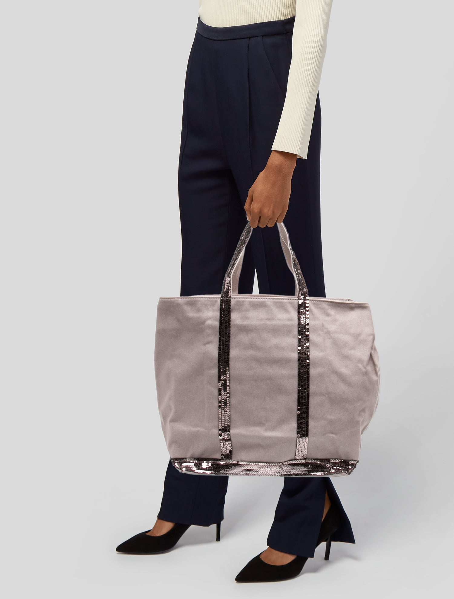 Vanessa Bruno Canvas Top Handle Bag