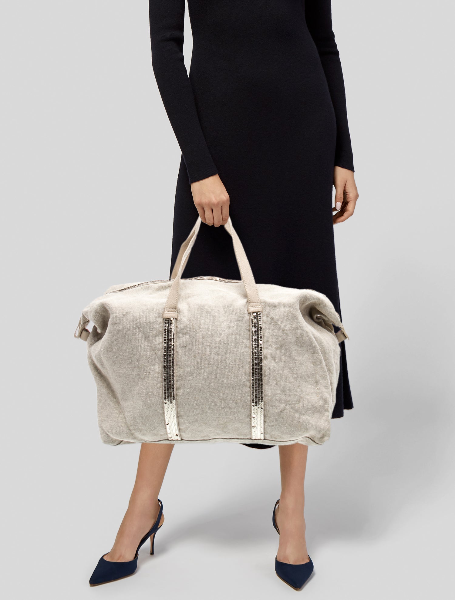 Vanessa Bruno Canvas Top Handle Bag