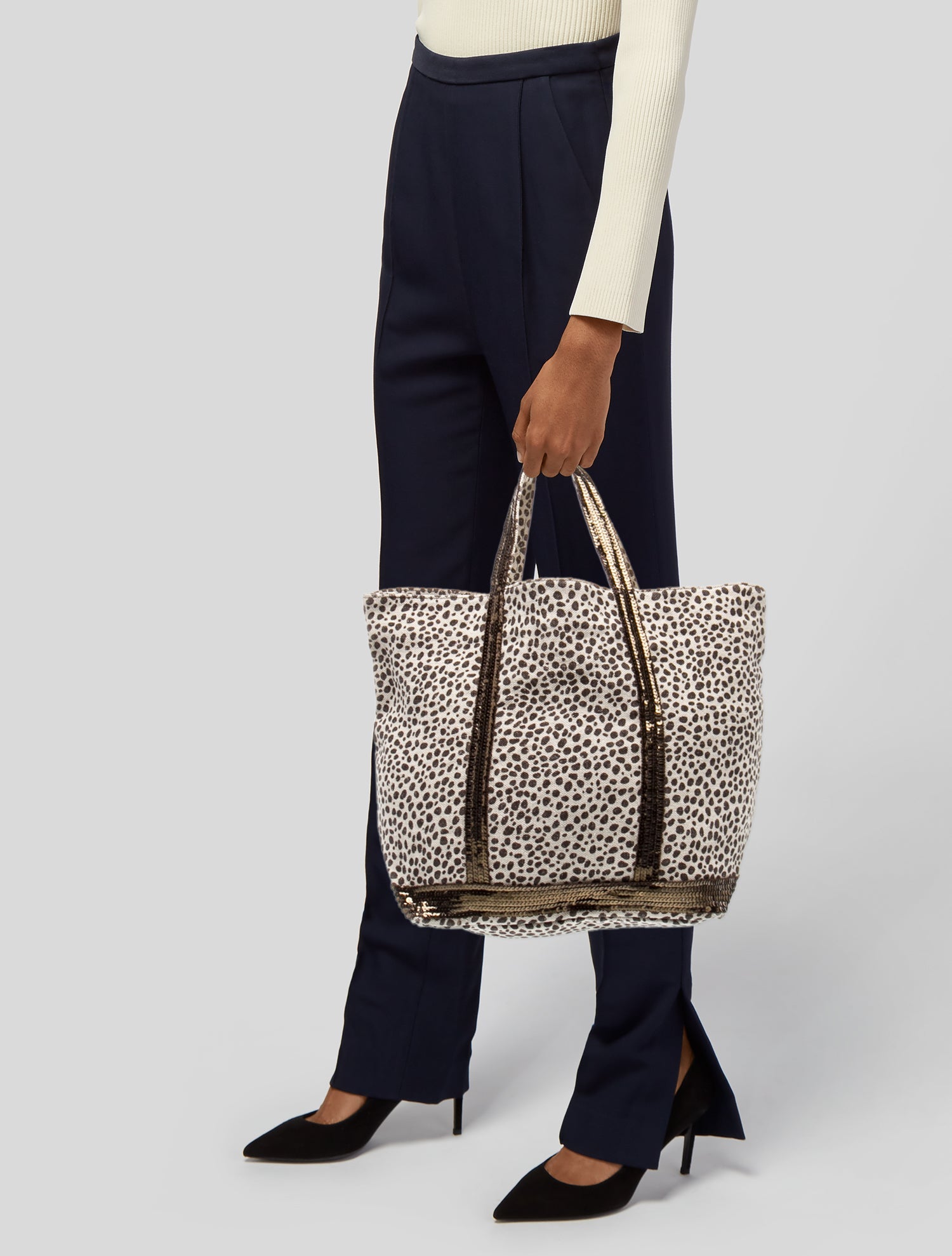 Vanessa Bruno Canvas Top Handle Bag