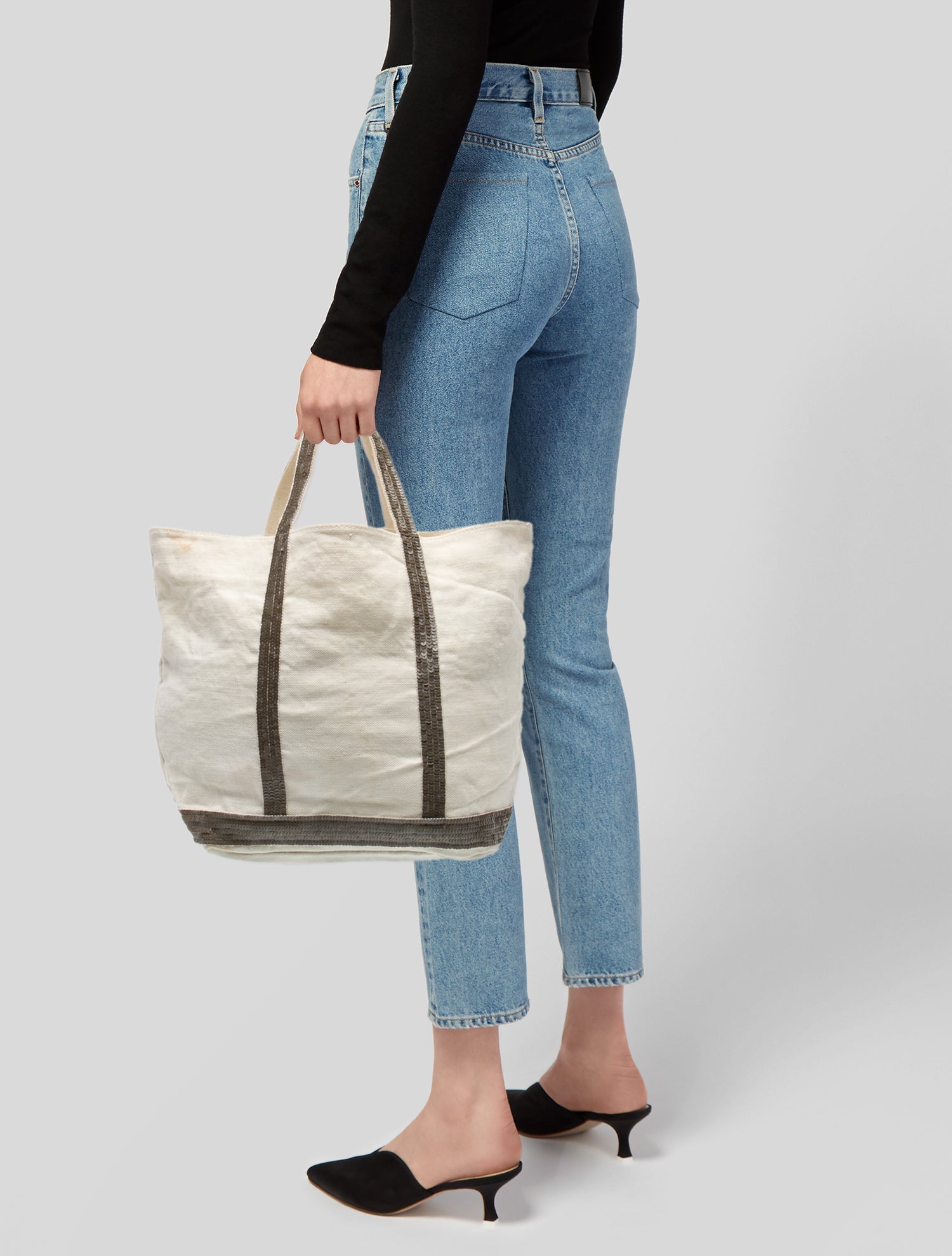 Vanessa Bruno Canvas Top Handle Bag