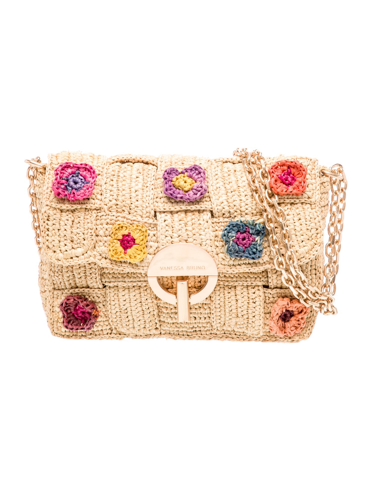 Vanessa Bruno Raffia Minaudière