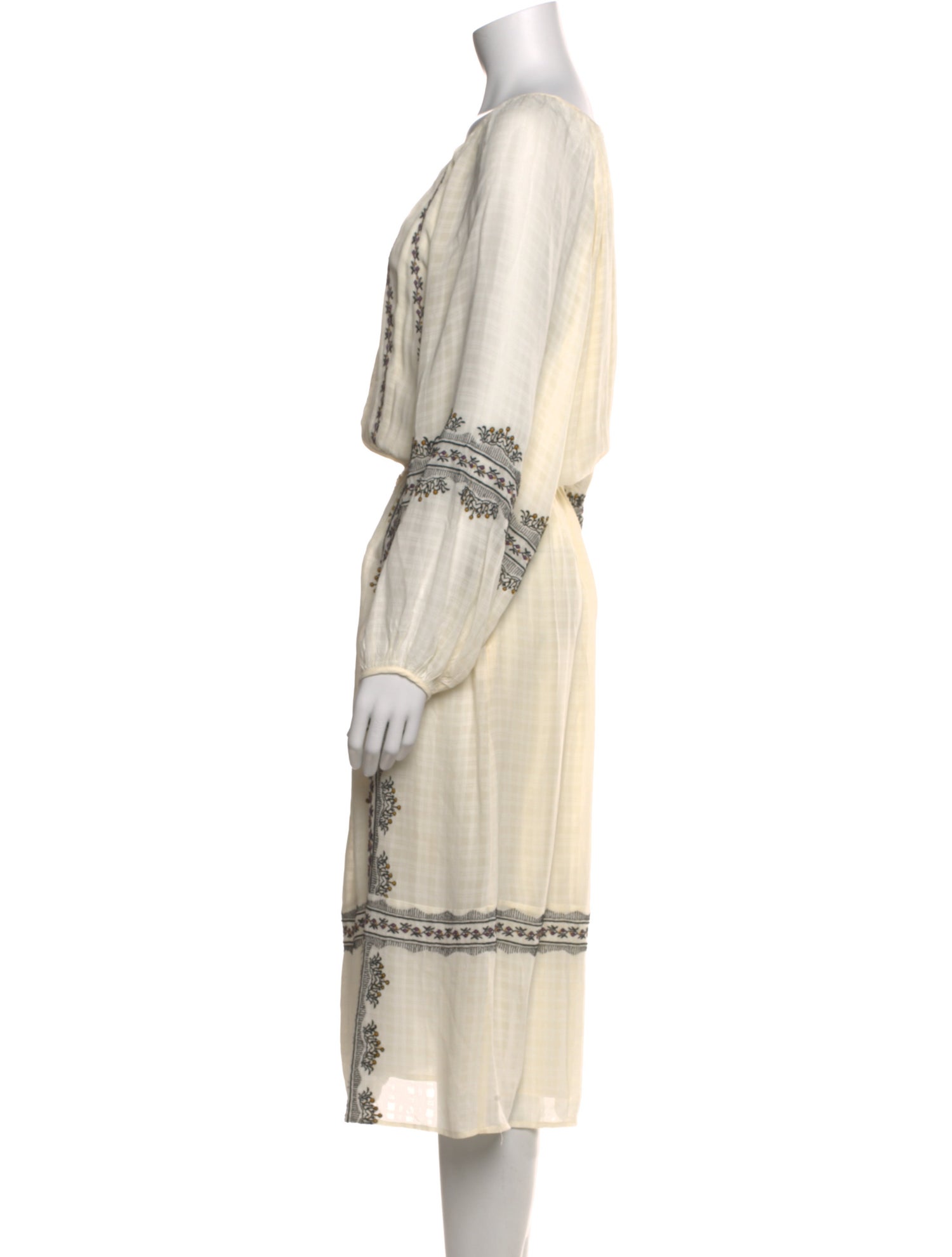 Vanessa Bruno Printed Midi Length Dress