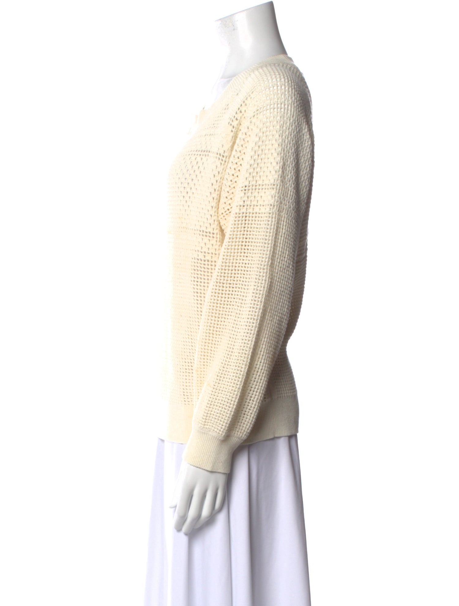 Vanessa Bruno Scoop Neck Long Sleeve Sweatshirt