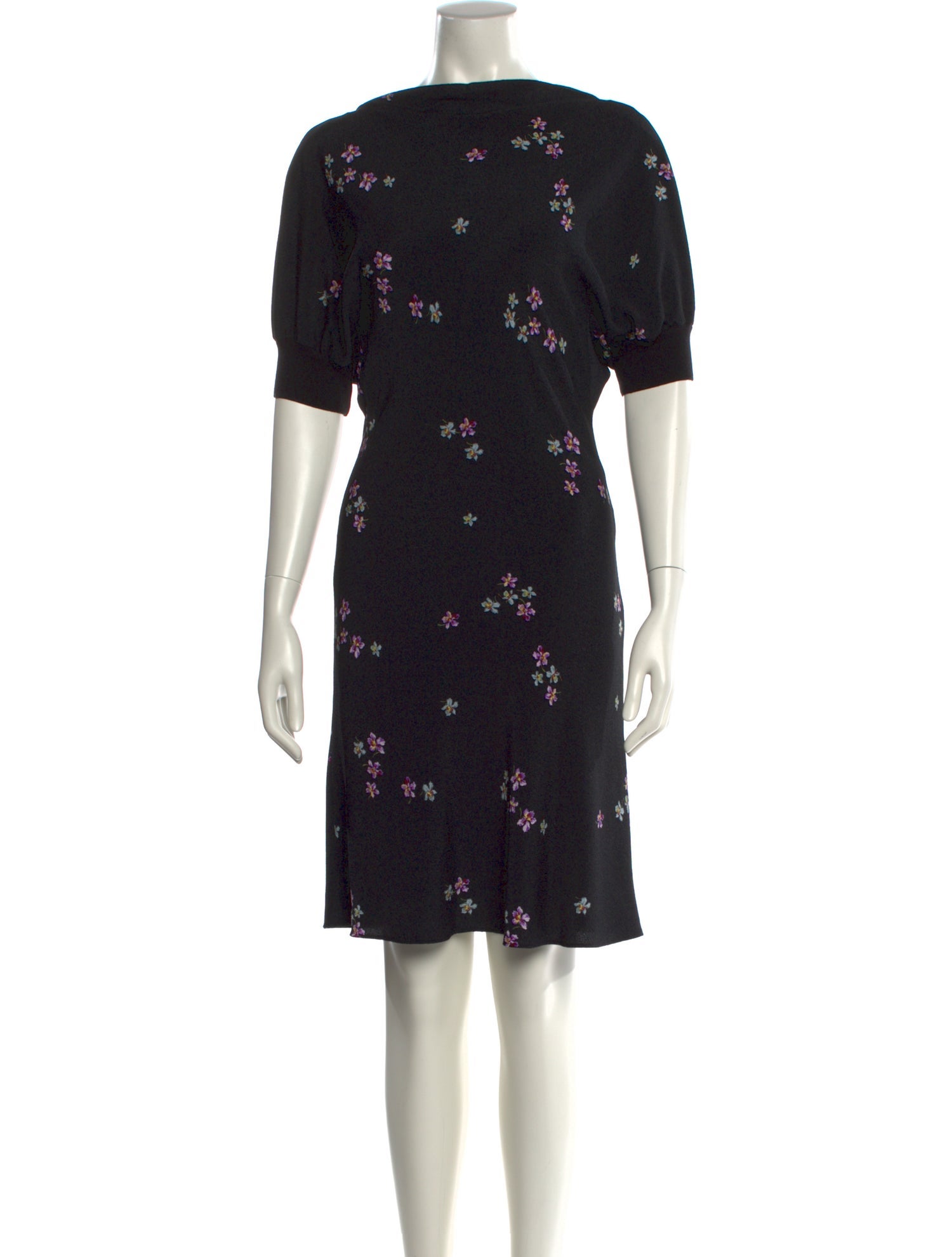 Vanessa Bruno Floral Print Knee-Length Dress