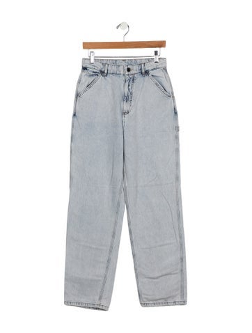 Pre-owned Vanessa Bruno High-rise Straight Leg Jeans In Blue