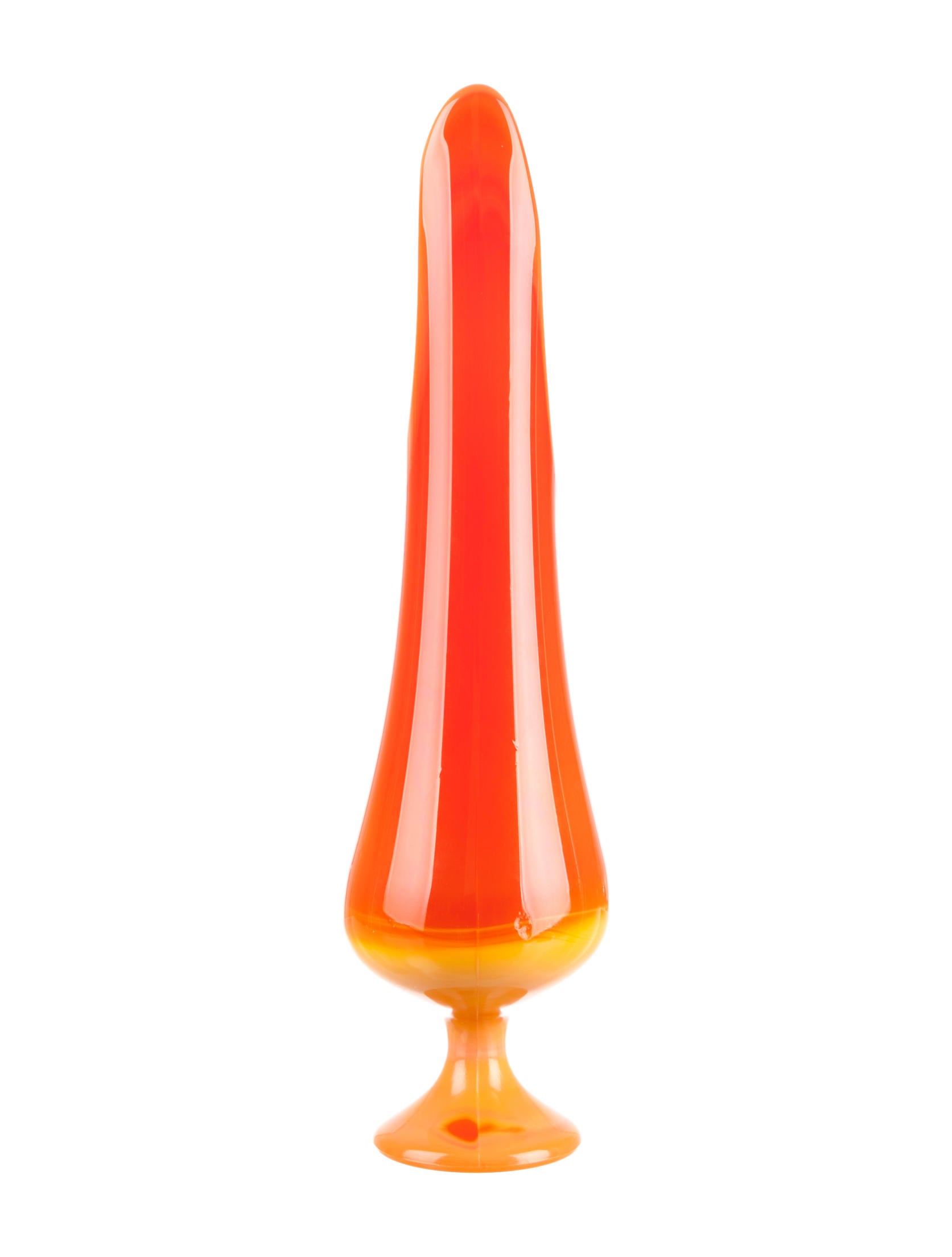 Tall Orange Decorative Vase Decor And Accessories VASES20001 The