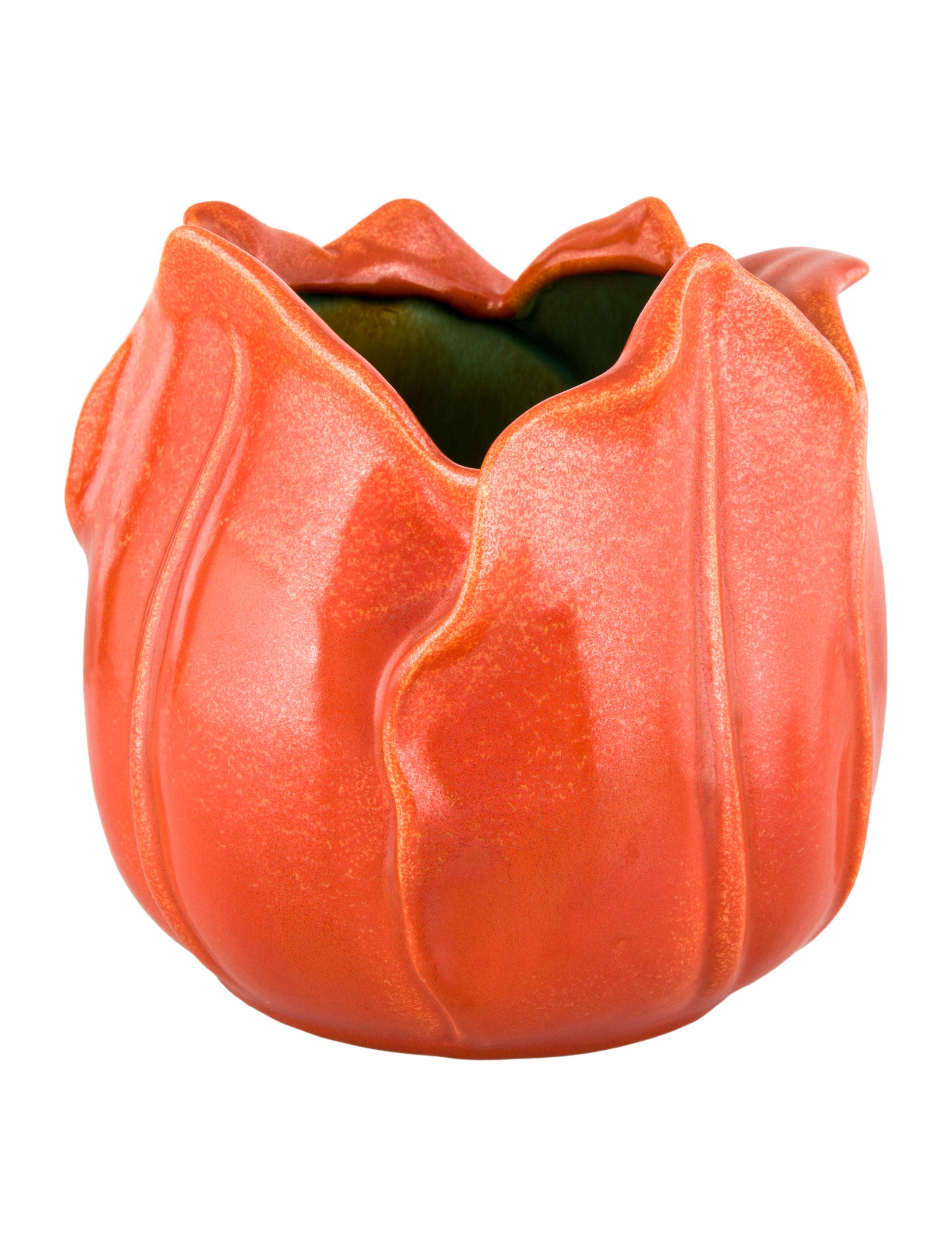 Decorative Vase Stangl Tulip Shaped Vases Blue Decorative Accents