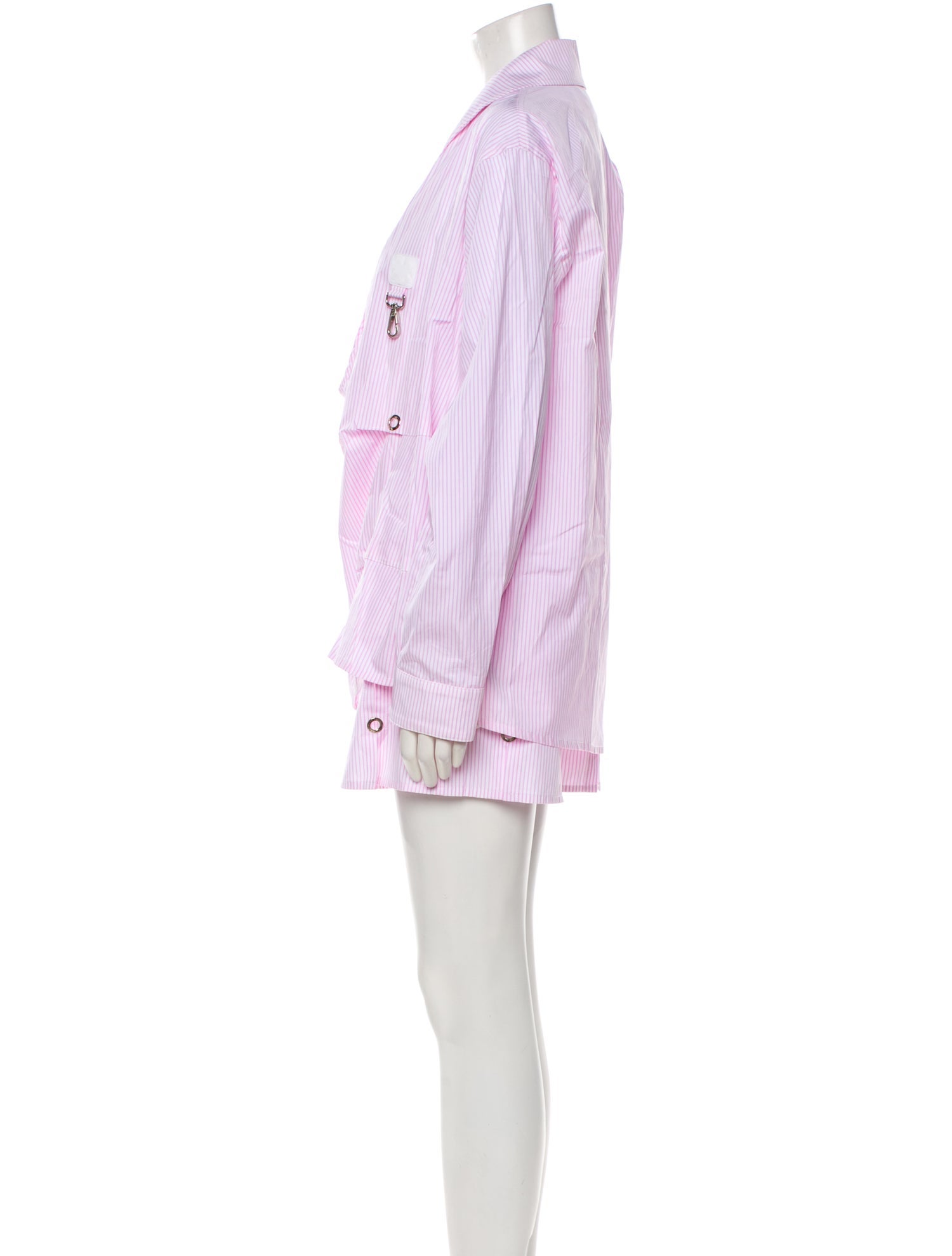 Victoria/Tomas Striped Studded Accents Short Set w/ Tags