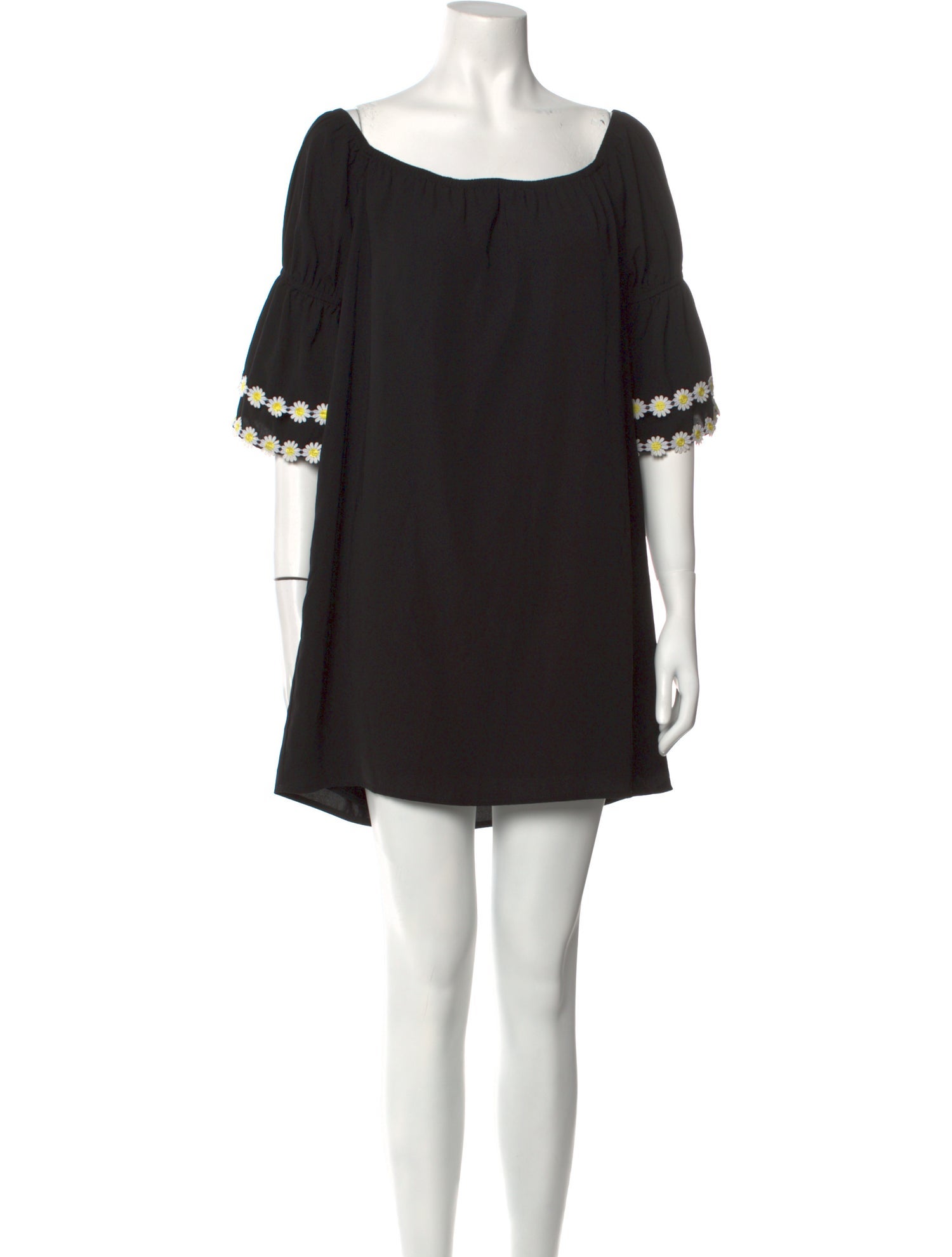 Vava Bateau Neckline Mini Dress