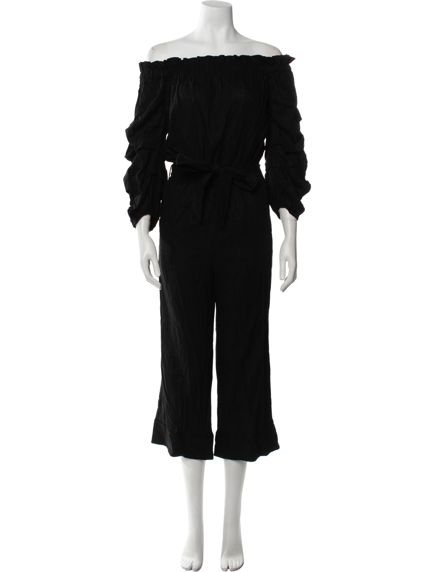 Vava Linen Off-The-Shoulder Jumpsuit