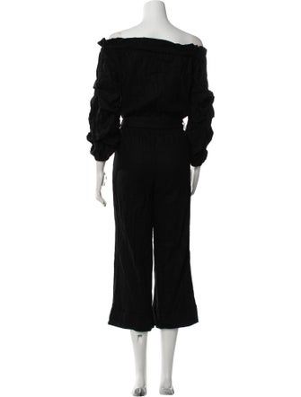 Vava Linen Off-The-Shoulder Jumpsuit