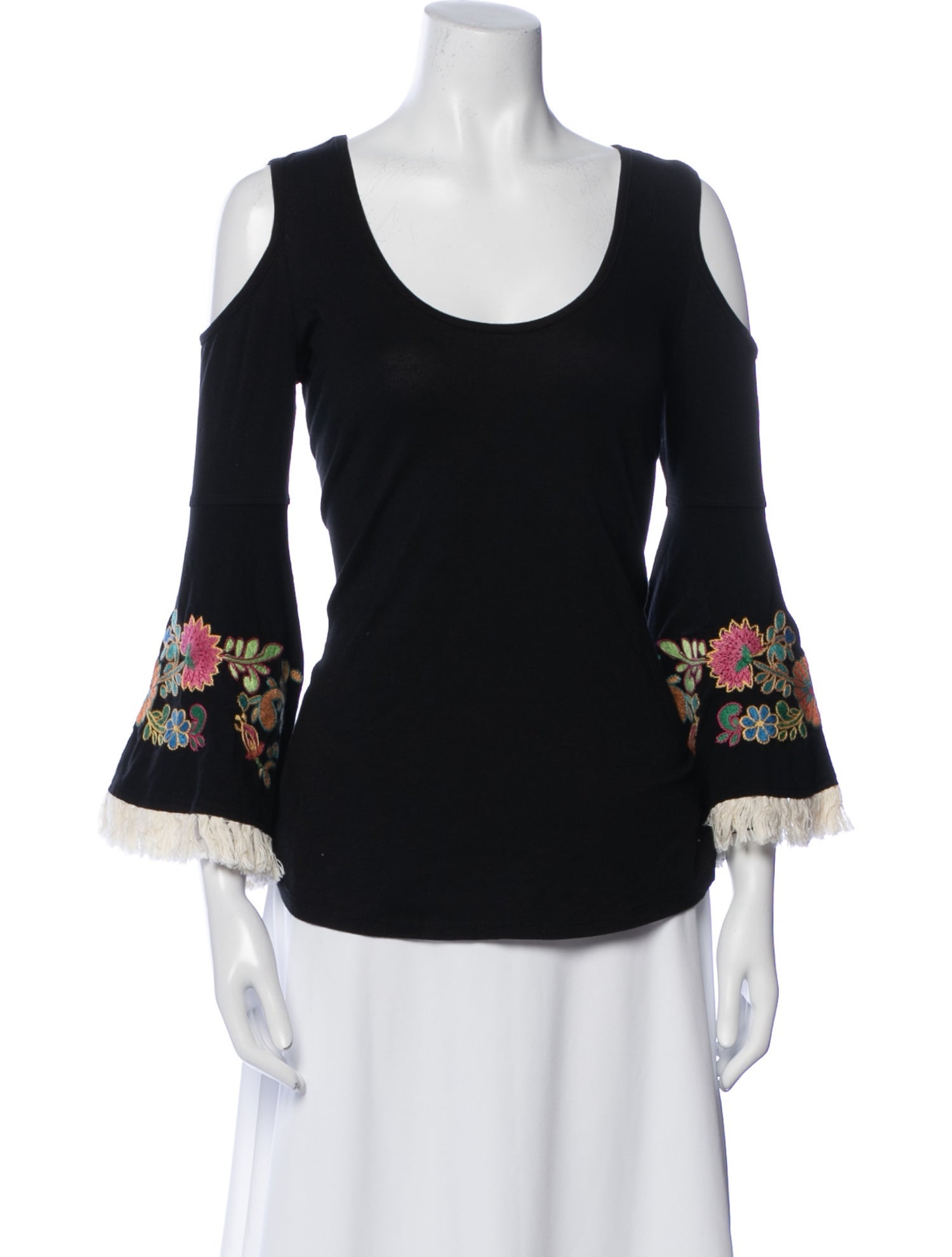 Vava Floral Print Scoop Neck Blouse