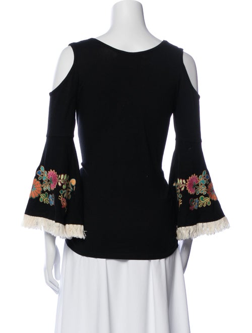 Vava Floral Print Scoop Neck Blouse