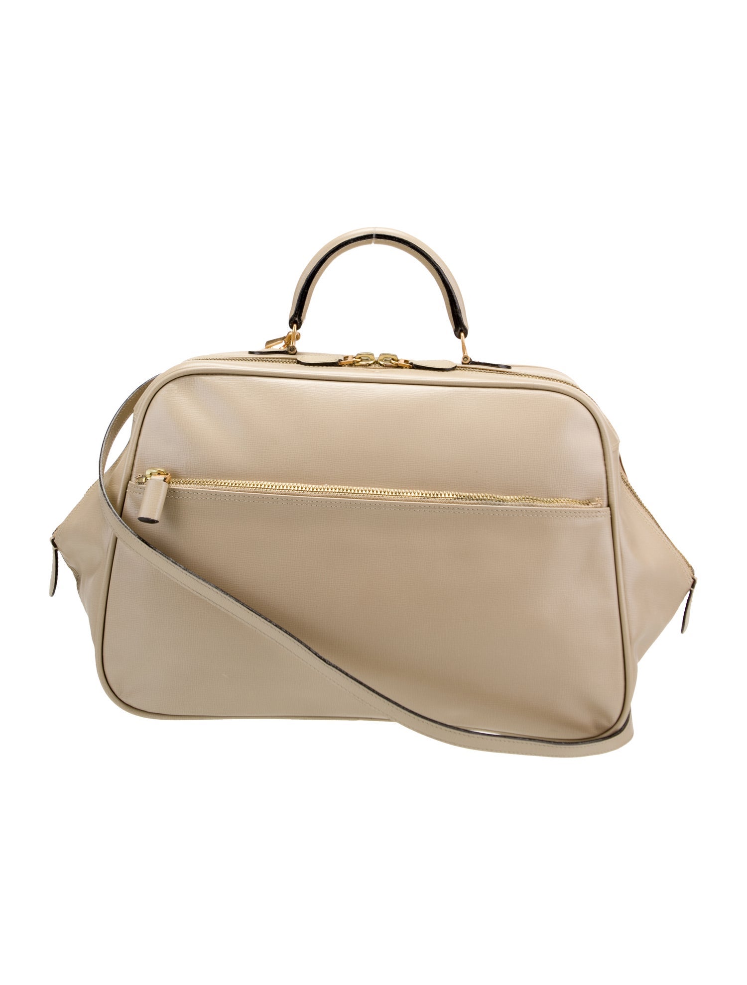 Valextra Leather Top Handle Bag