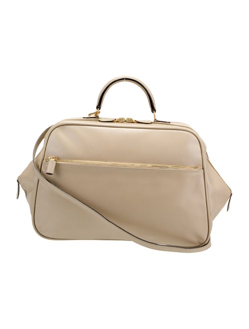 Valextra Leather Top Handle Bag