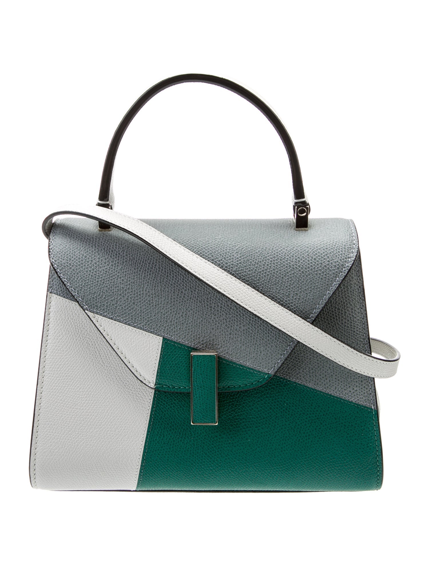 Valextra Leather Top Handle Bag