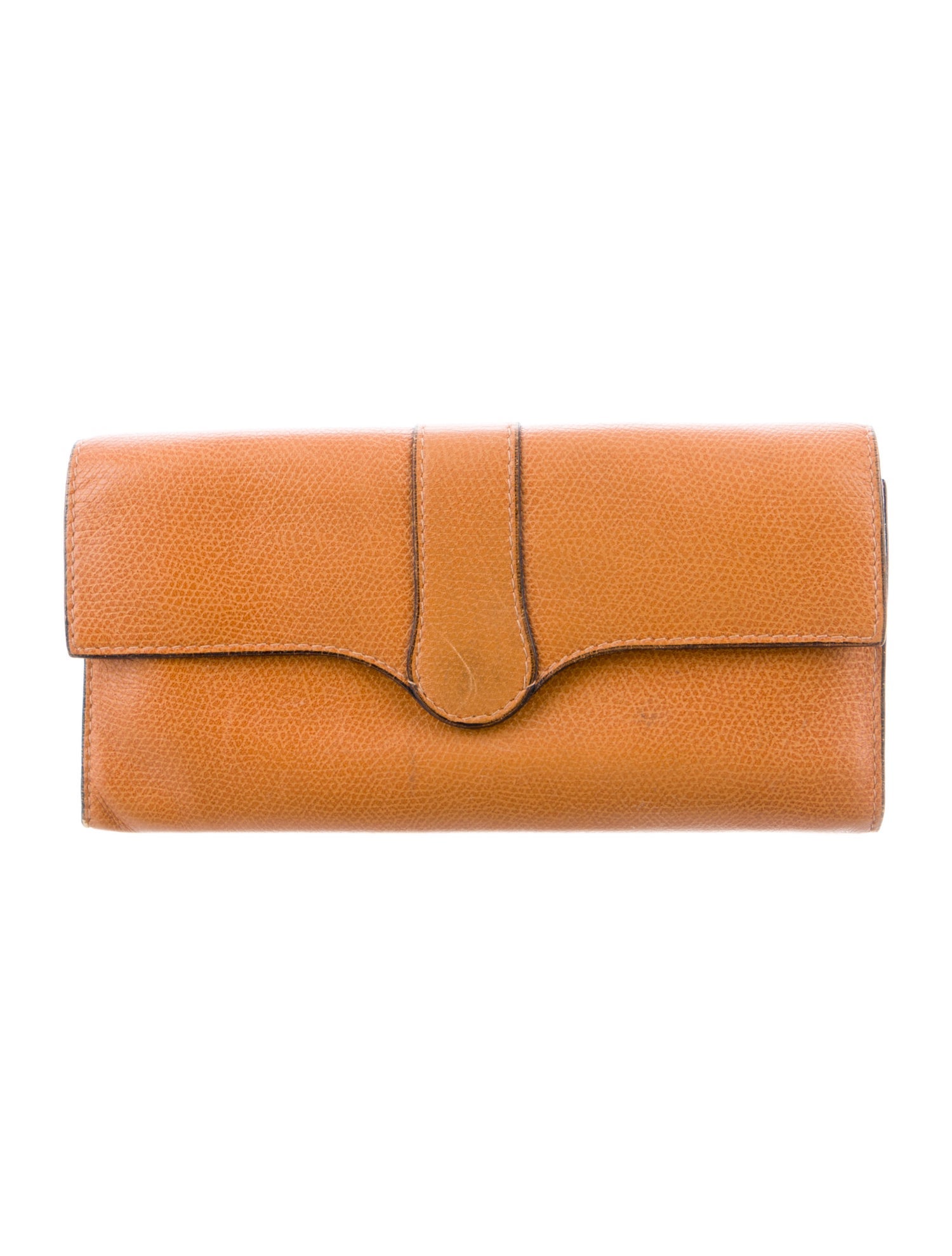 Valextra Leather Continental Wallet