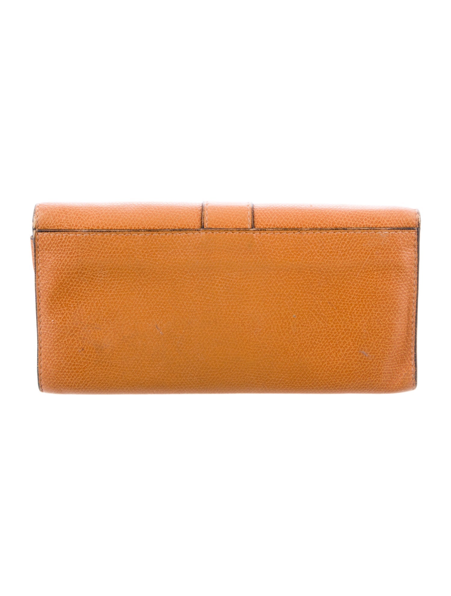 Valextra Leather Continental Wallet