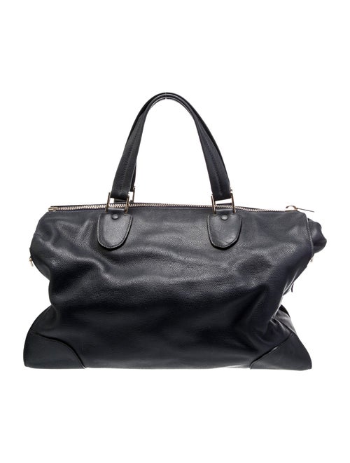 Valextra Leather Top Handle Bag