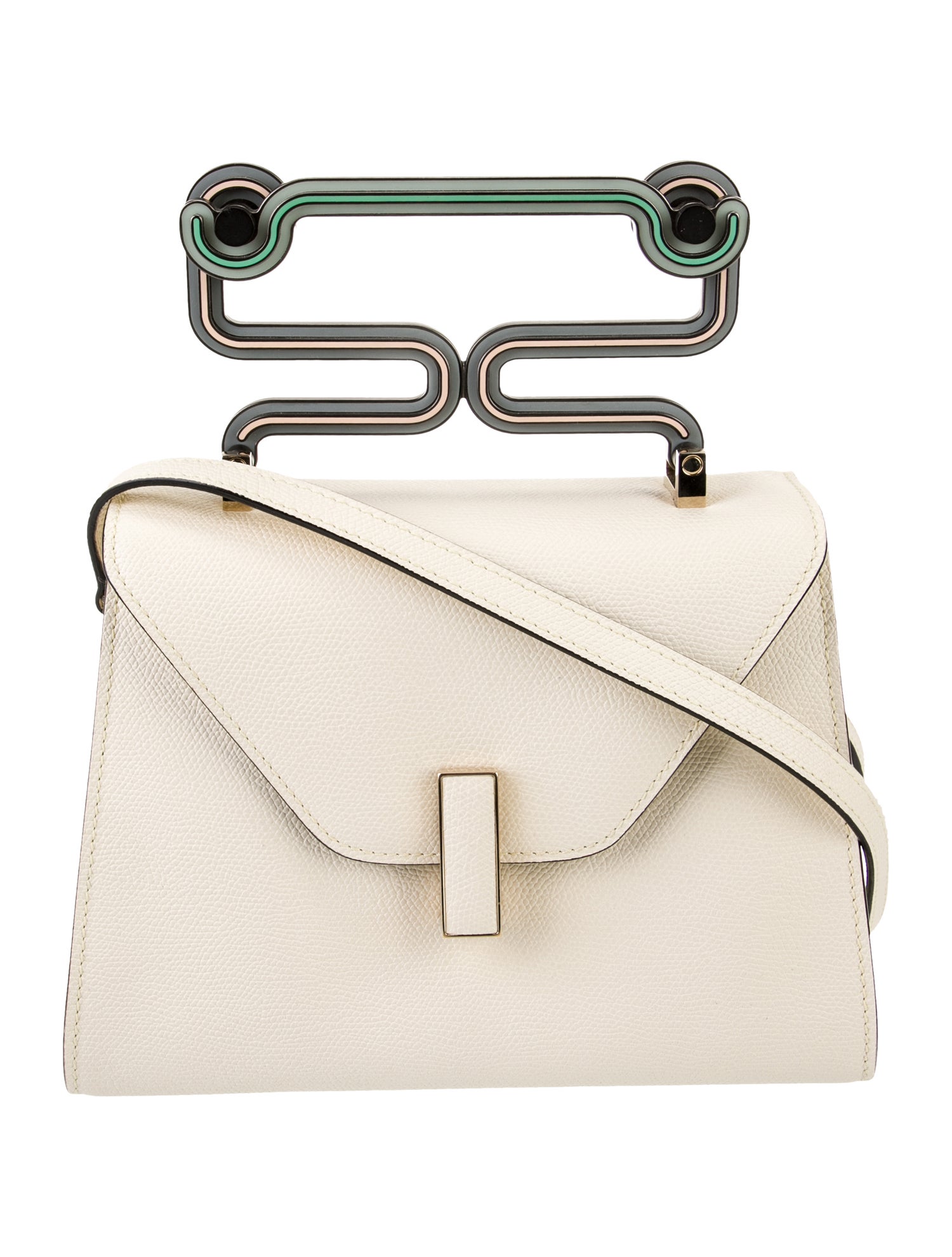 Valextra Leather Top Handle Bag