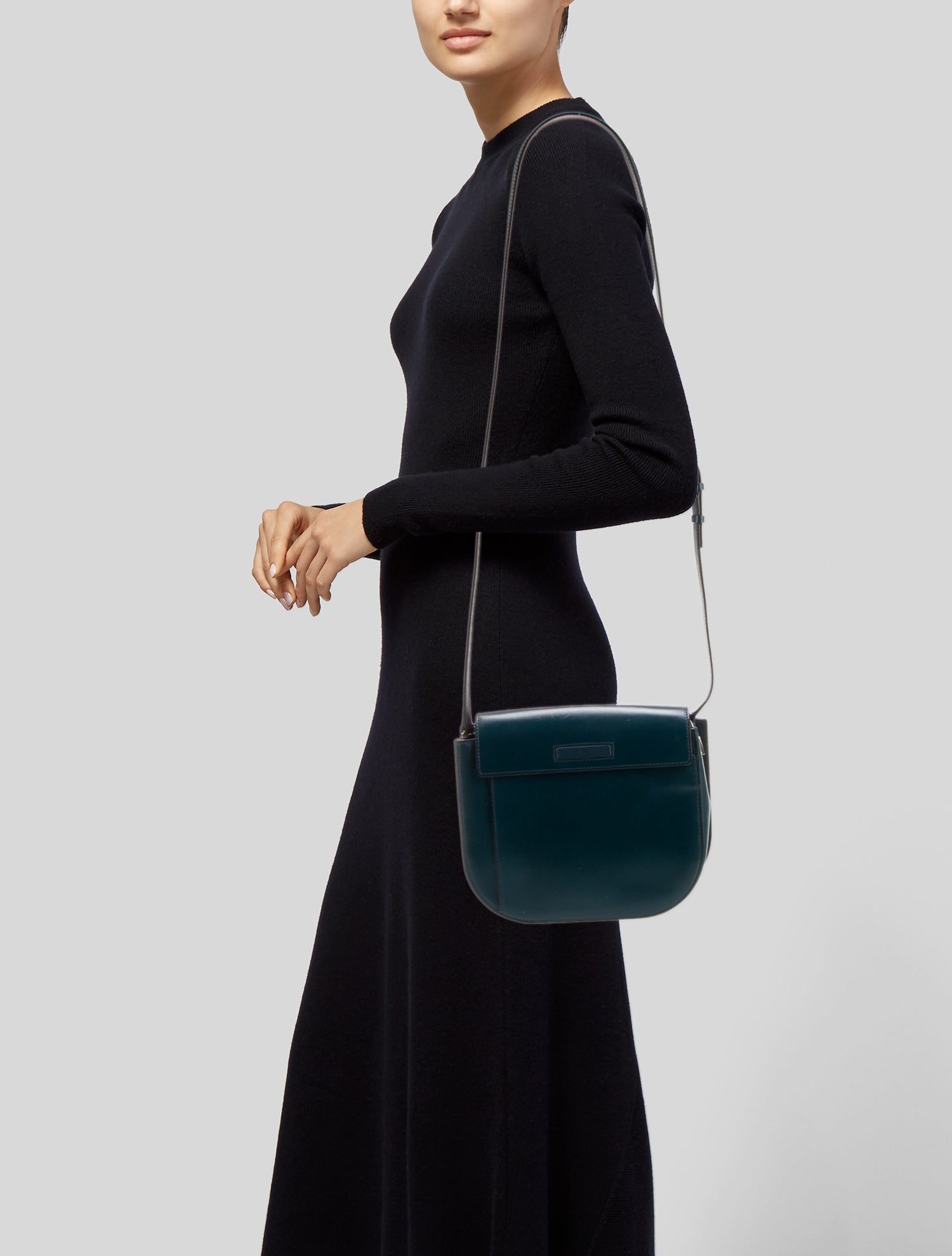 Valextra Leather Crossbody Bag