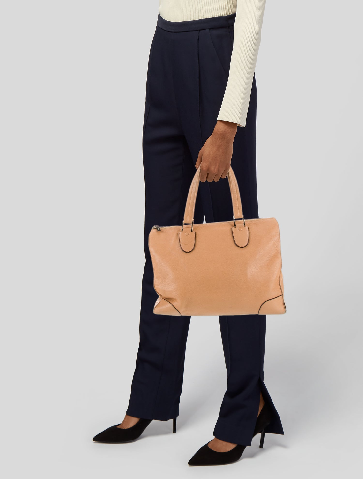 Valextra Leather Tote