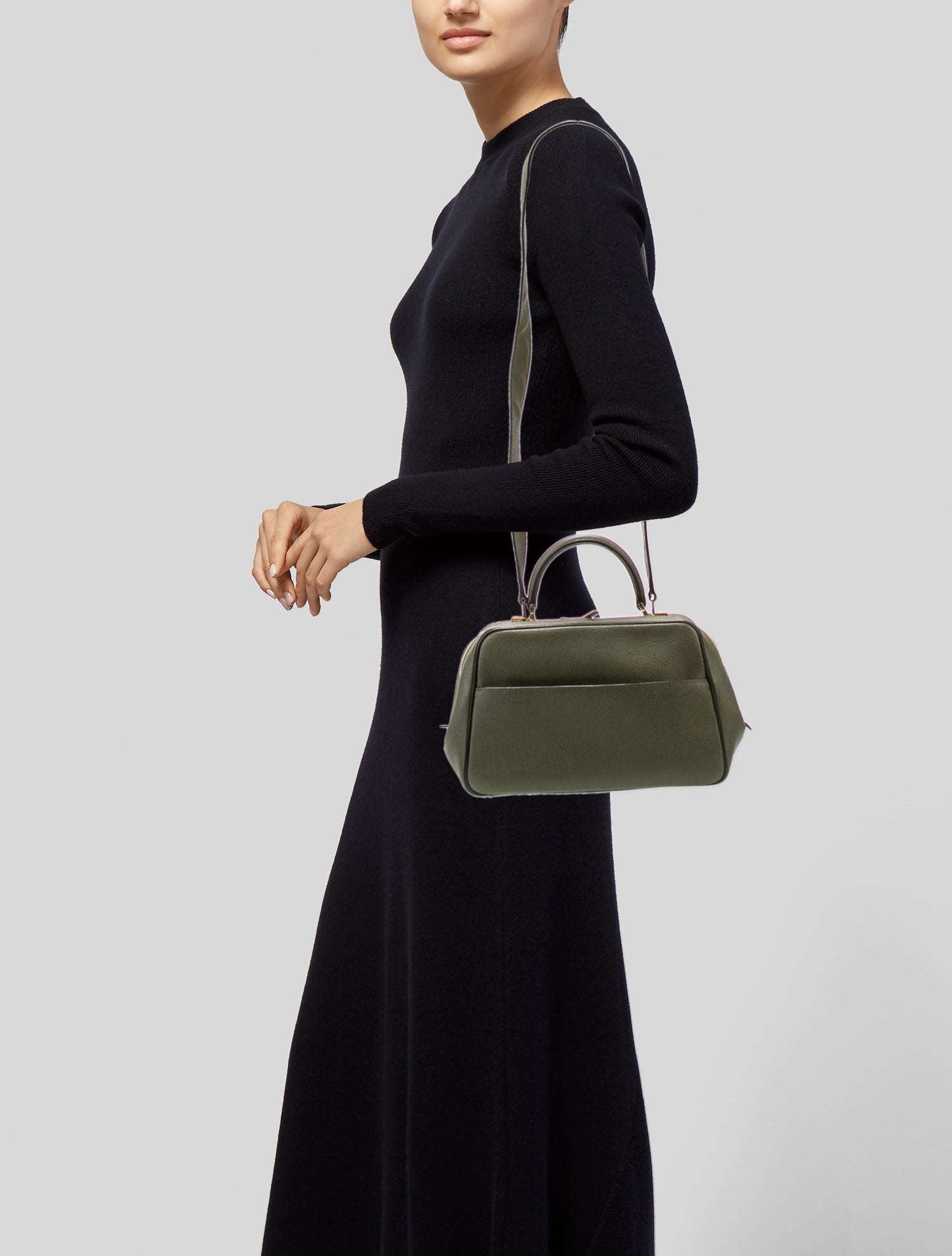 Valextra Leather Shoulder Bag