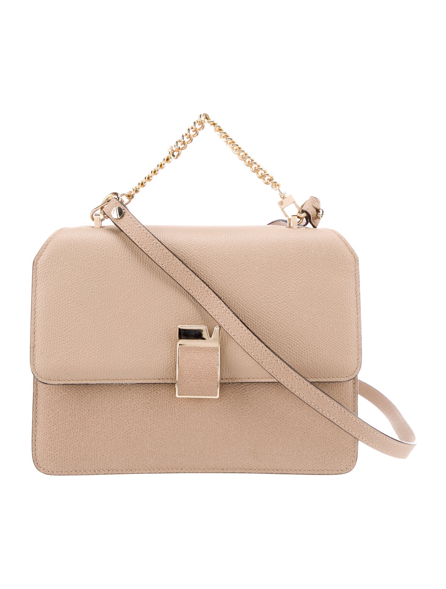 Valextra Leather Top Handle Bag