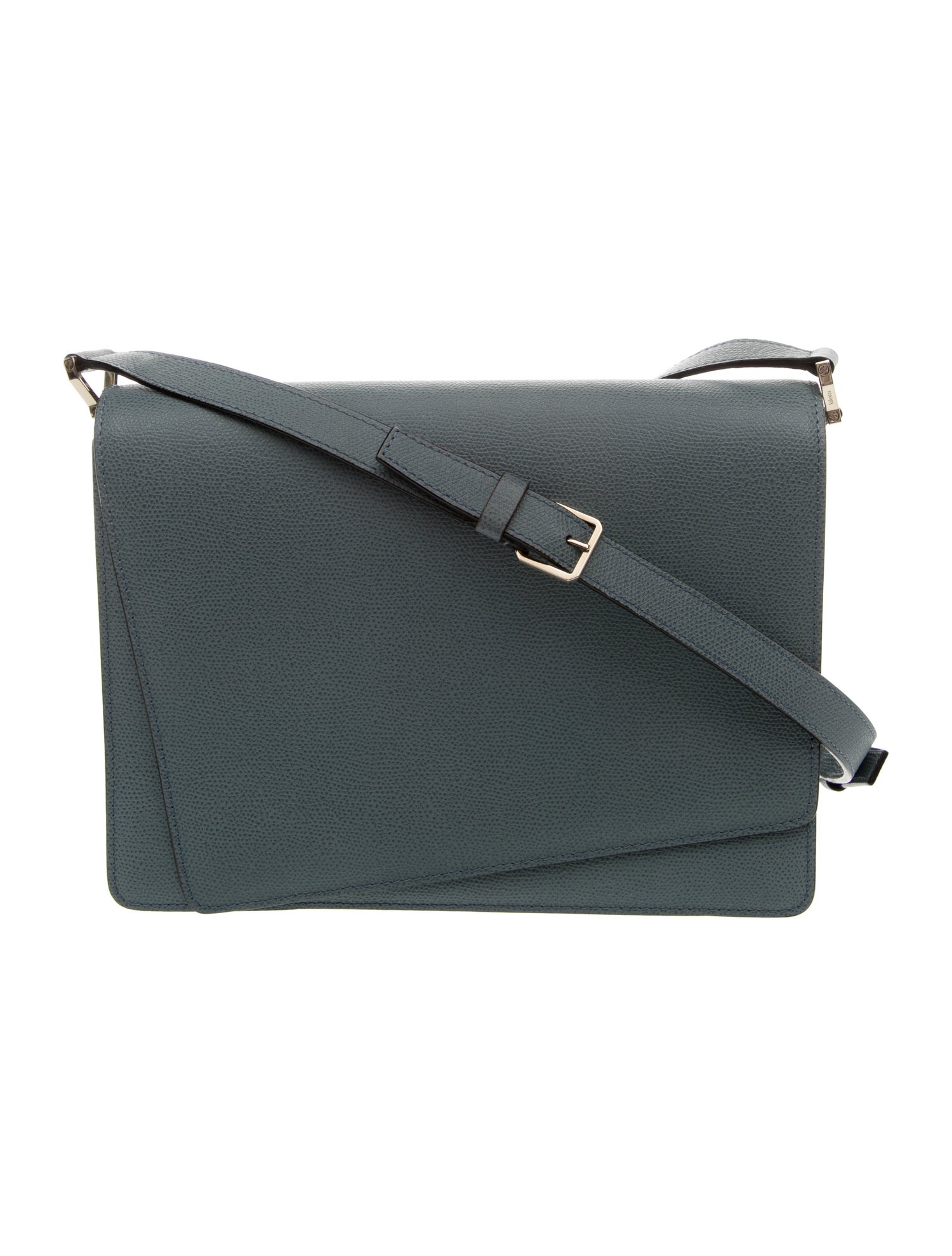 Valextra Leather Messenger Bag