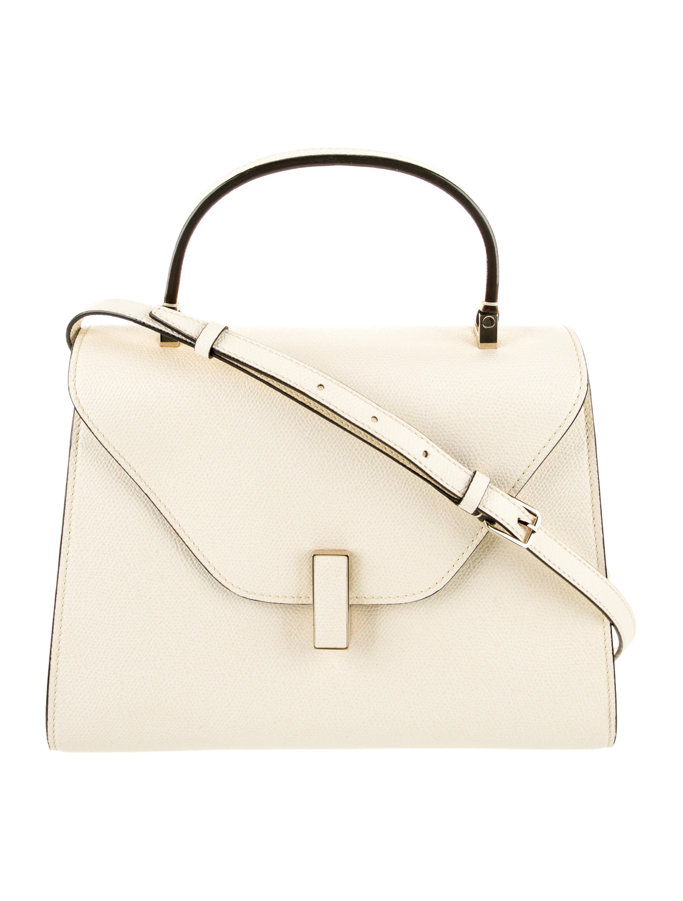 Valextra Leather Top Handle Bag