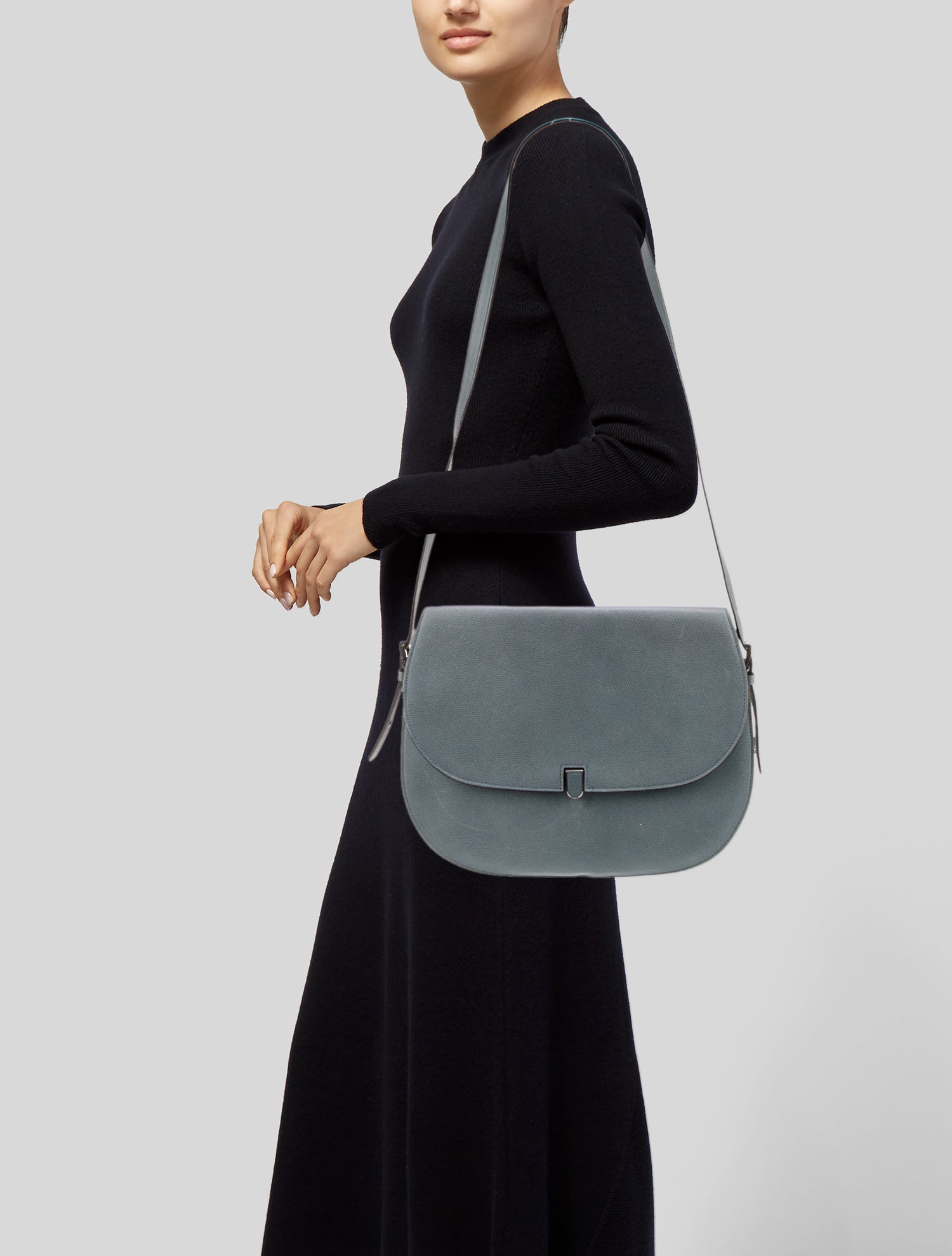 Valextra Leather Crossbody Bag