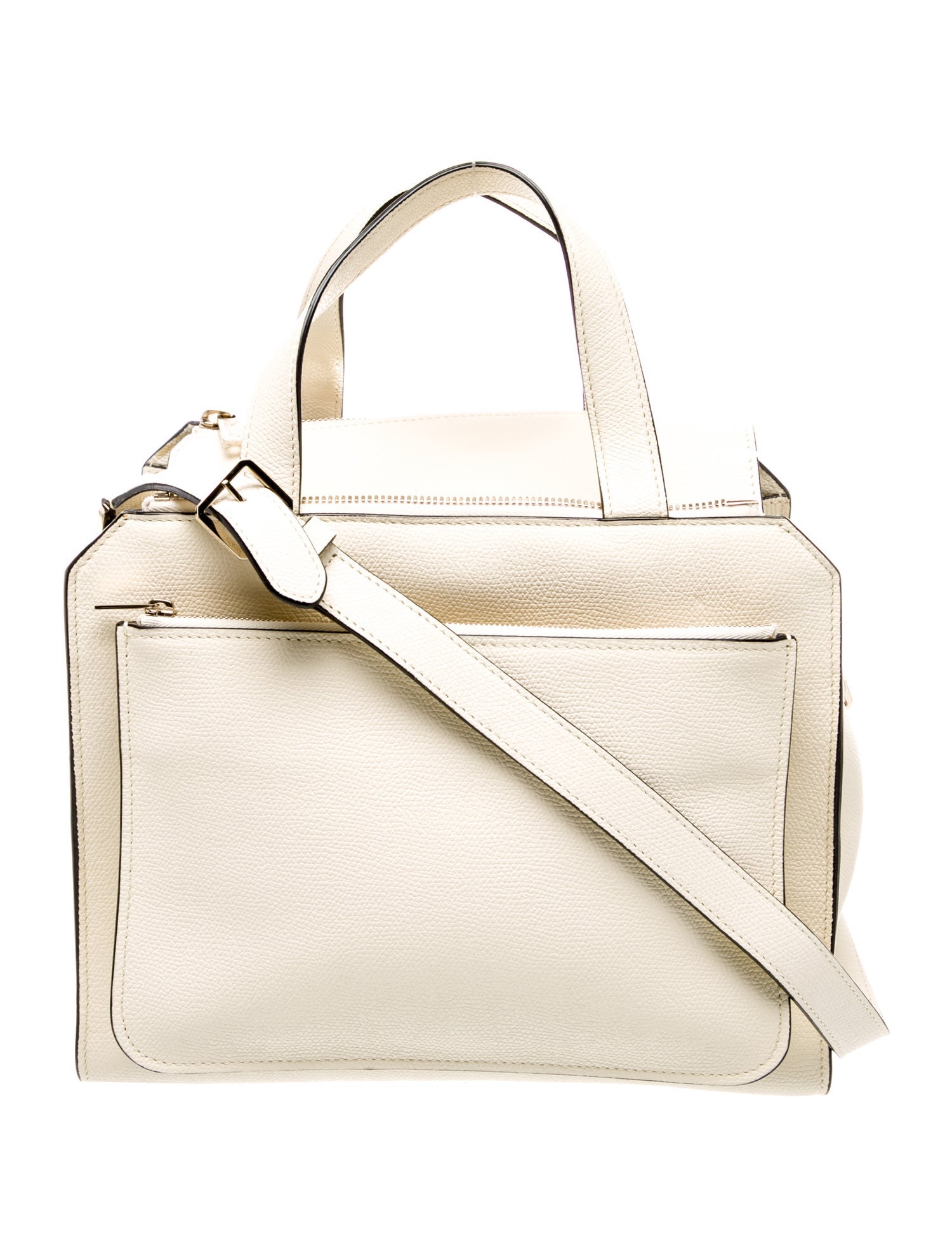 Valextra Leather Shoulder Bag Small