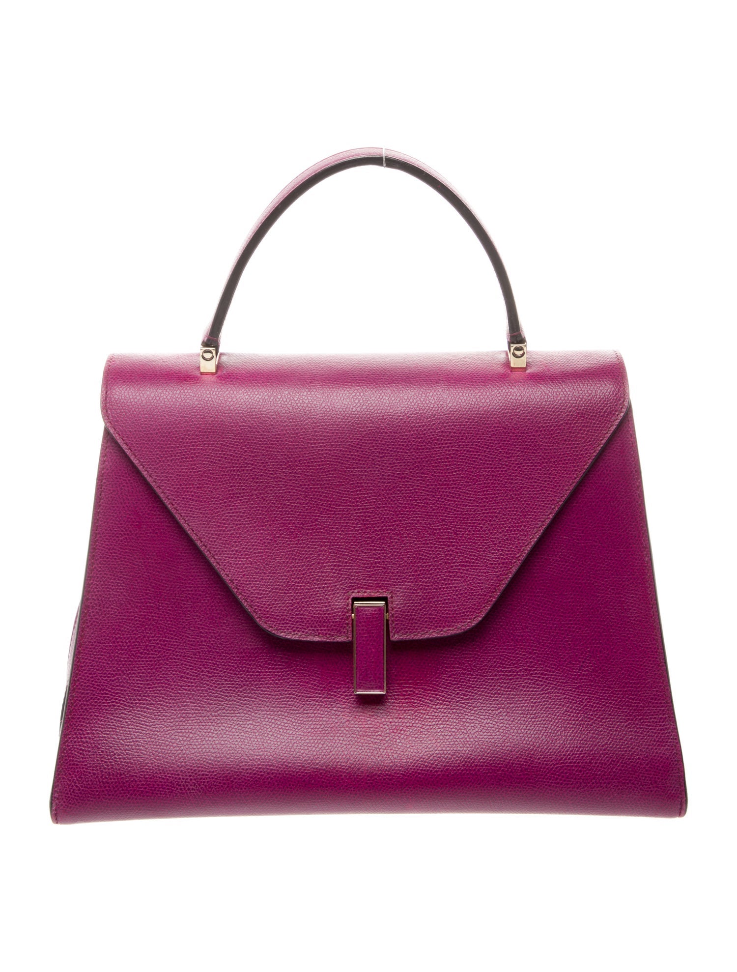 Valextra Leather Top Handle Bag