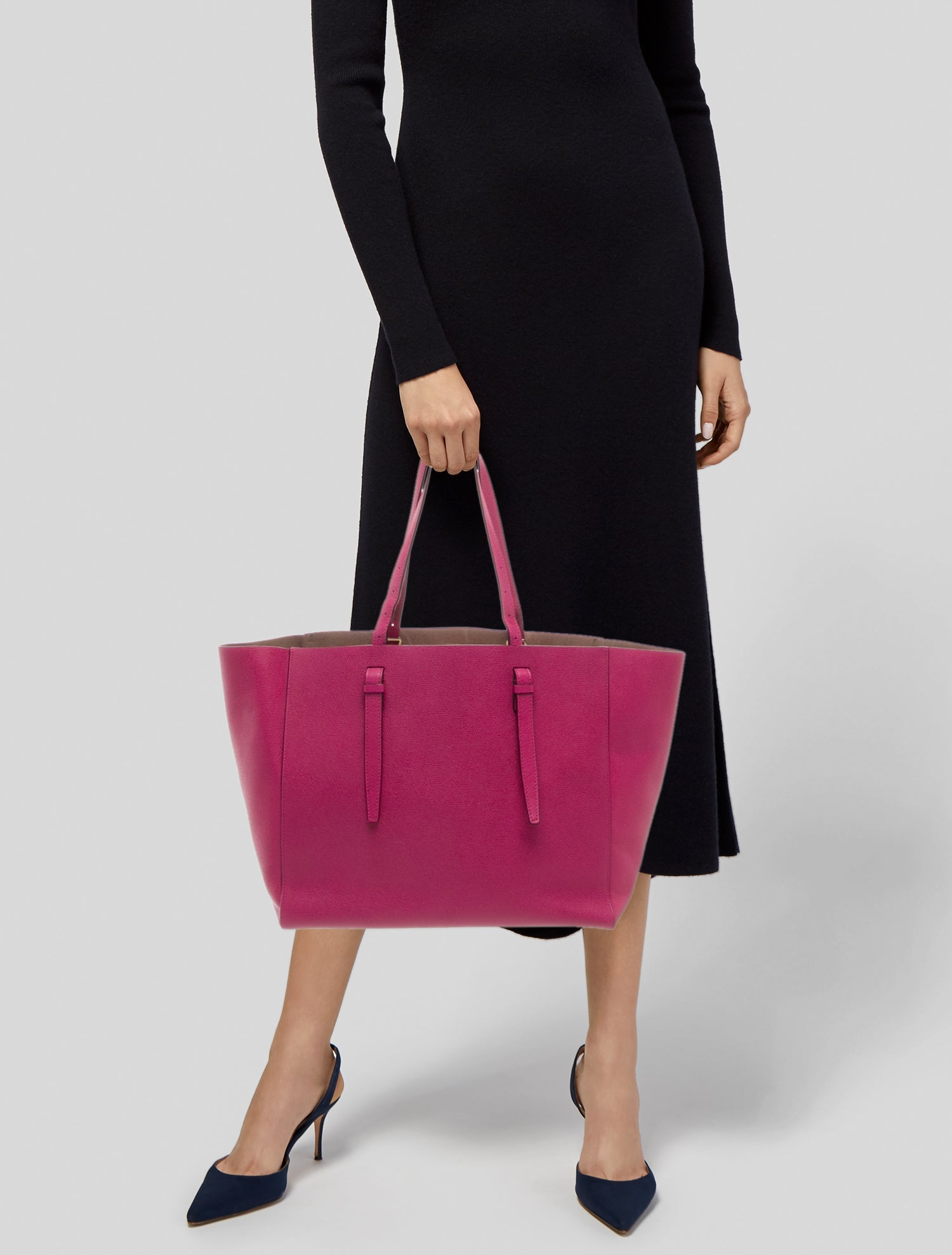 Valextra Leather Tote