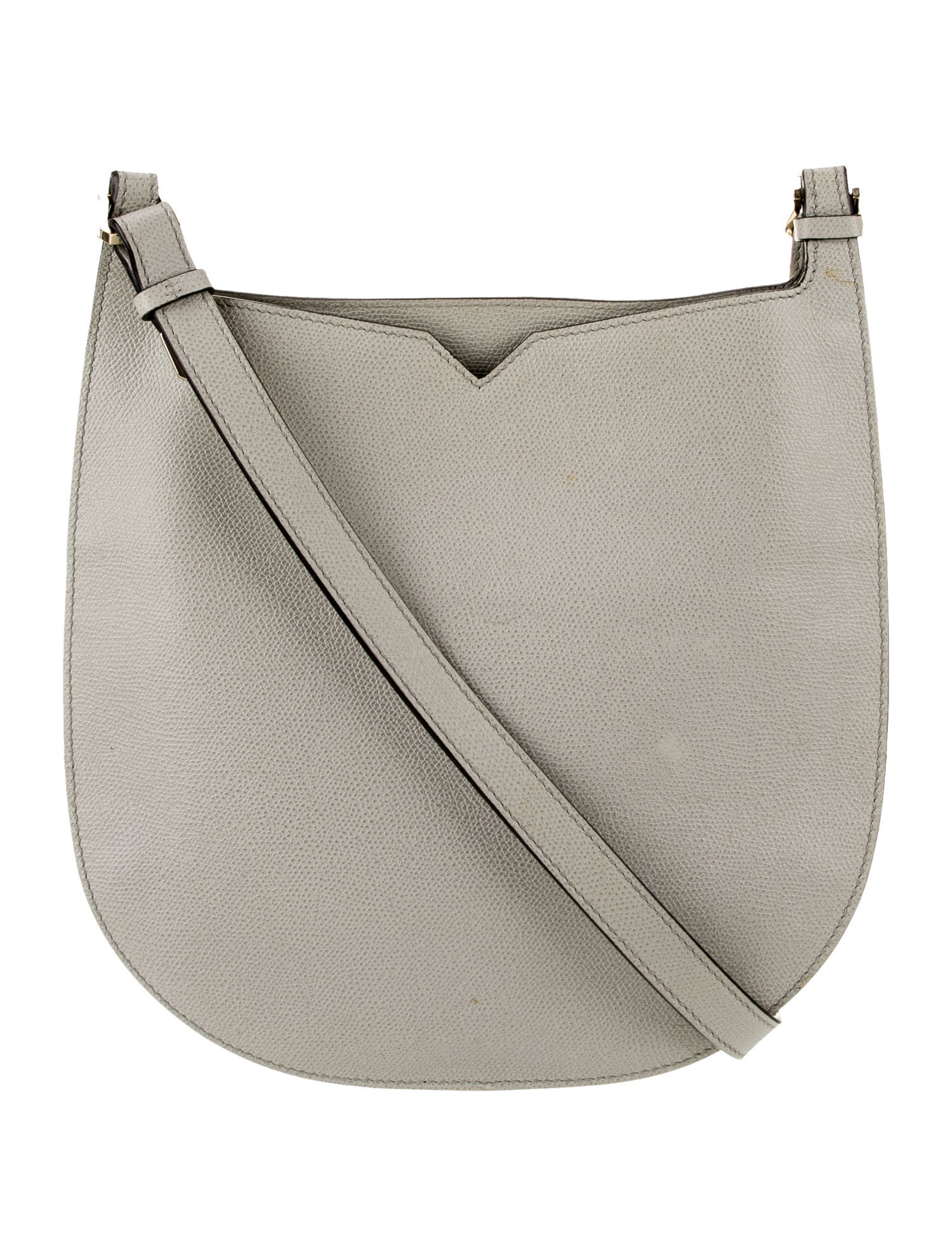 Valextra Leather Messenger Bag