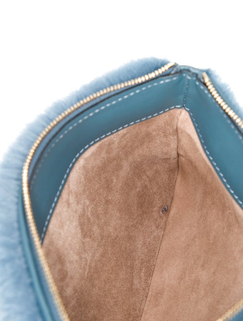 Valextra Faux Fur Clutch