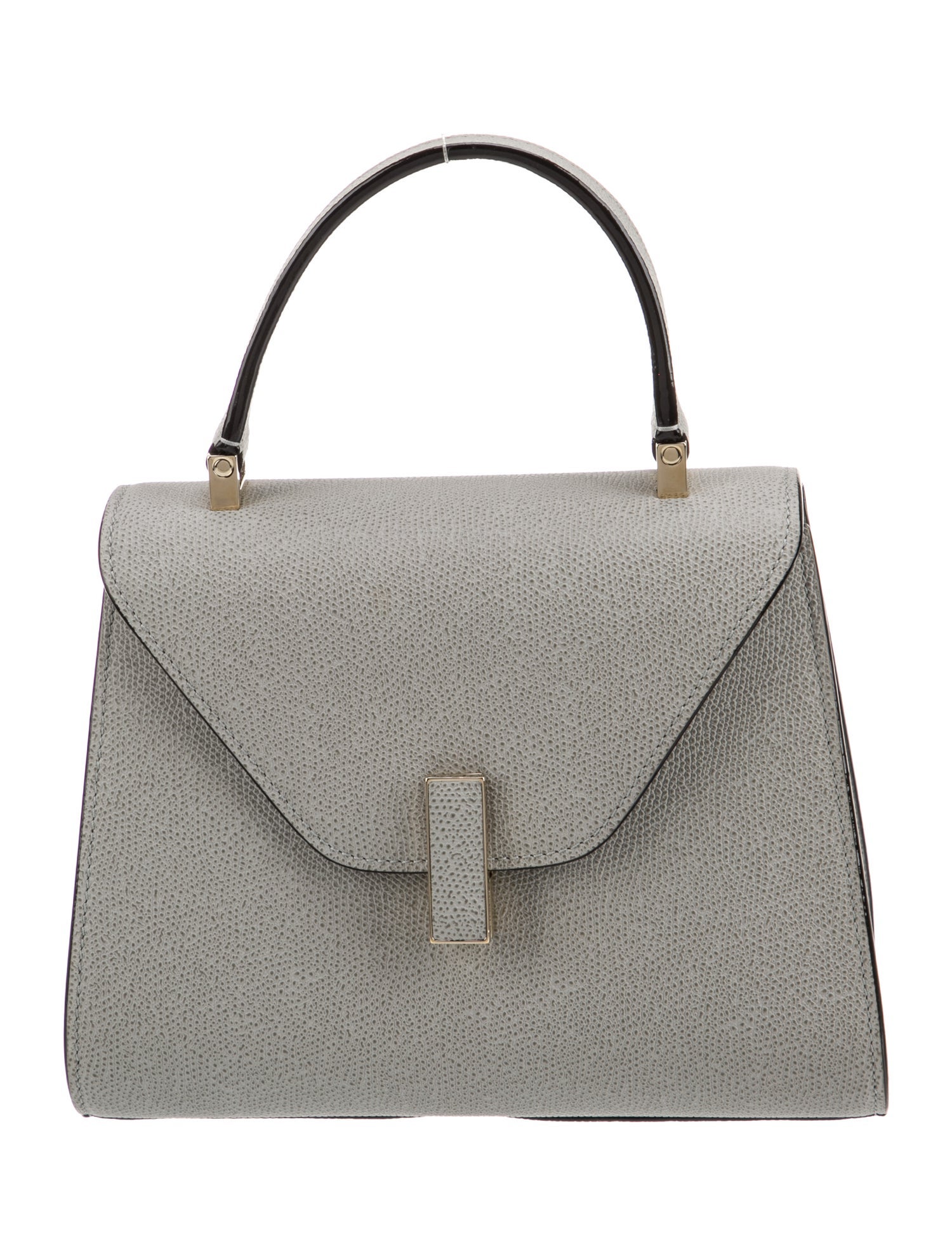 Valextra Leather Top Handle Bag