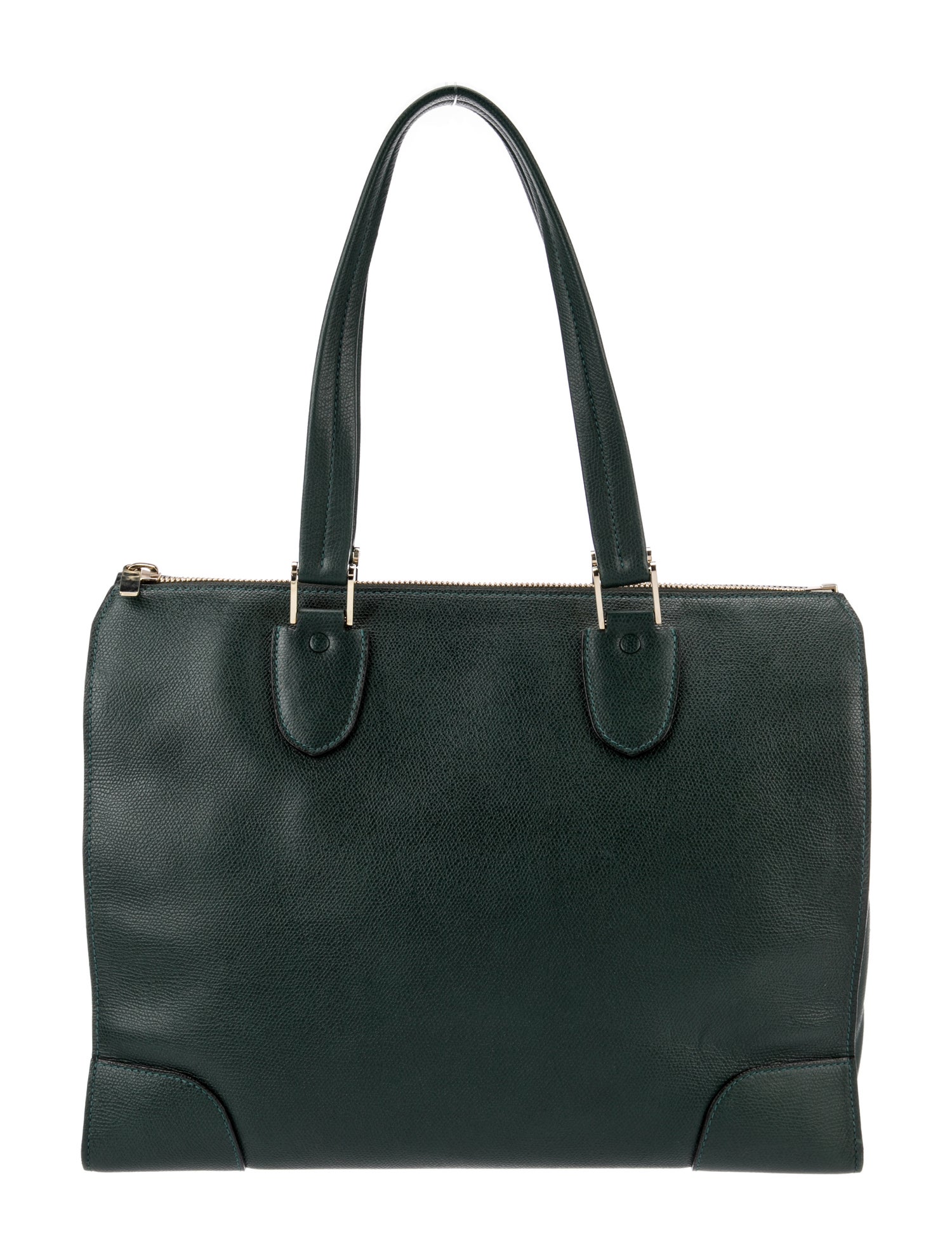 Valextra Leather Shoulder Bag Vintage