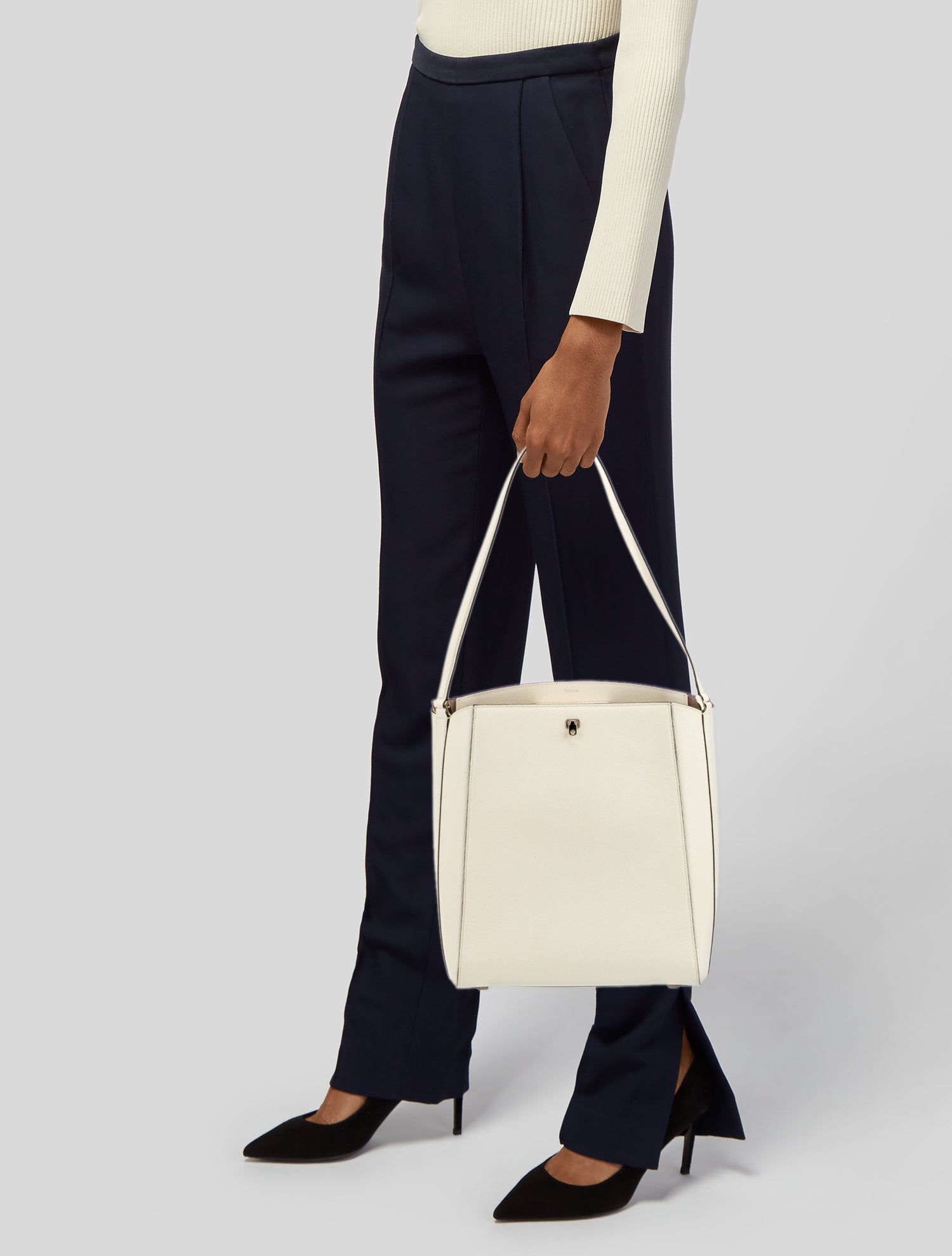 Valextra Leather Shoulder Bag