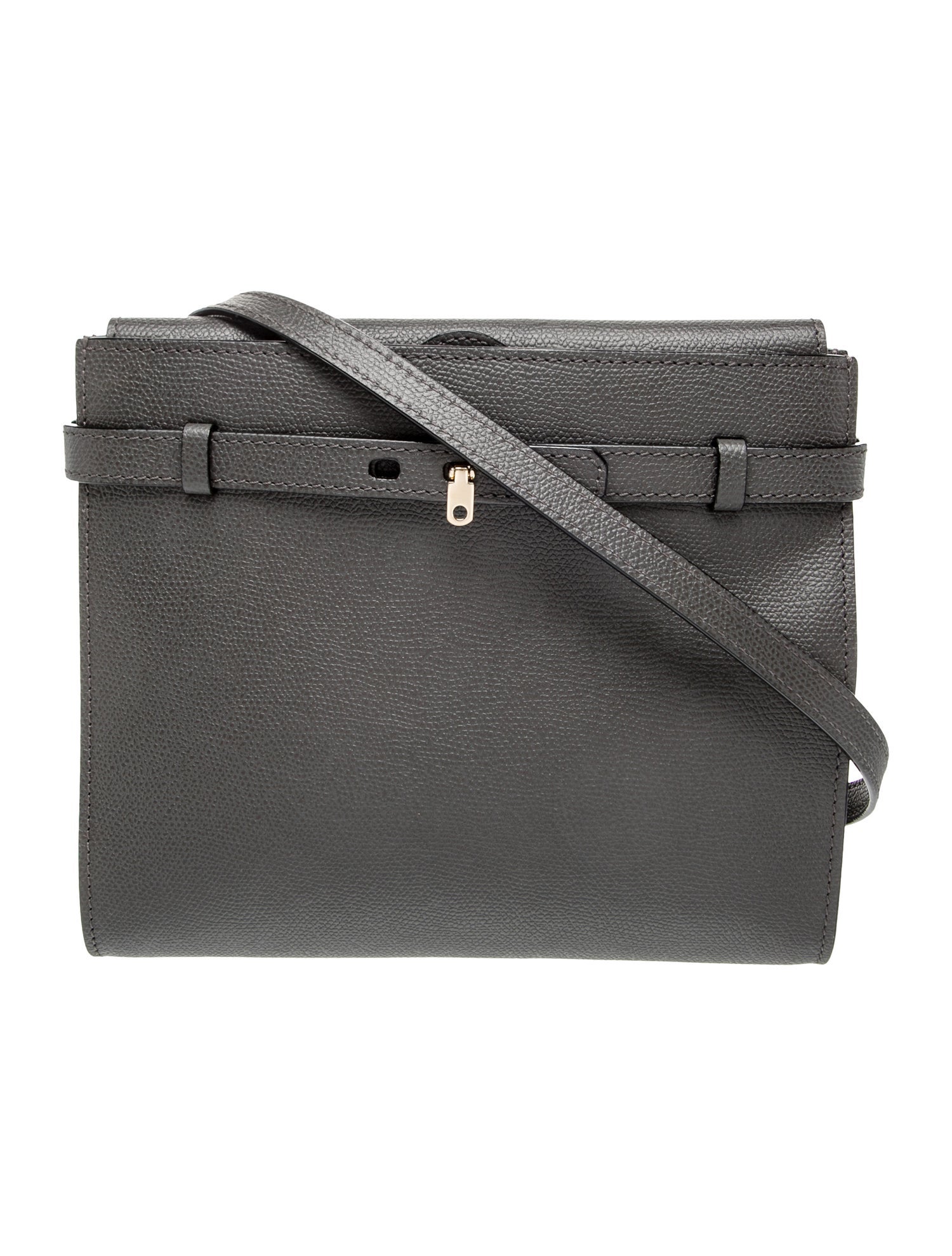 Valextra Leather Messenger Bag