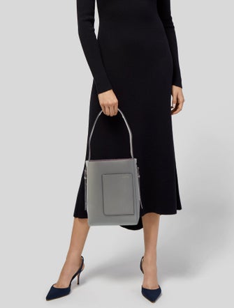 Valextra Leather Shoulder Bag