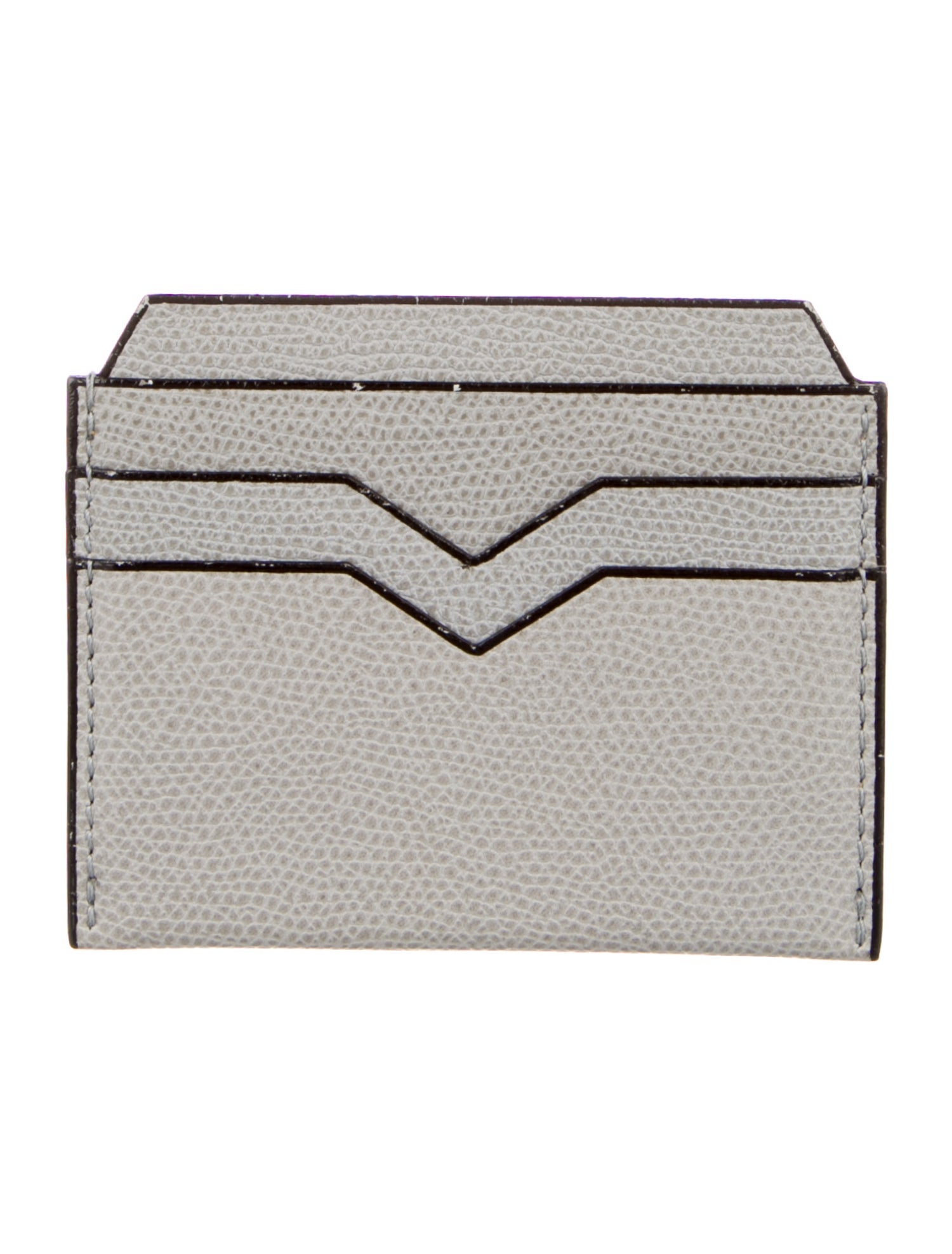 Valextra Leather Printed Wallet