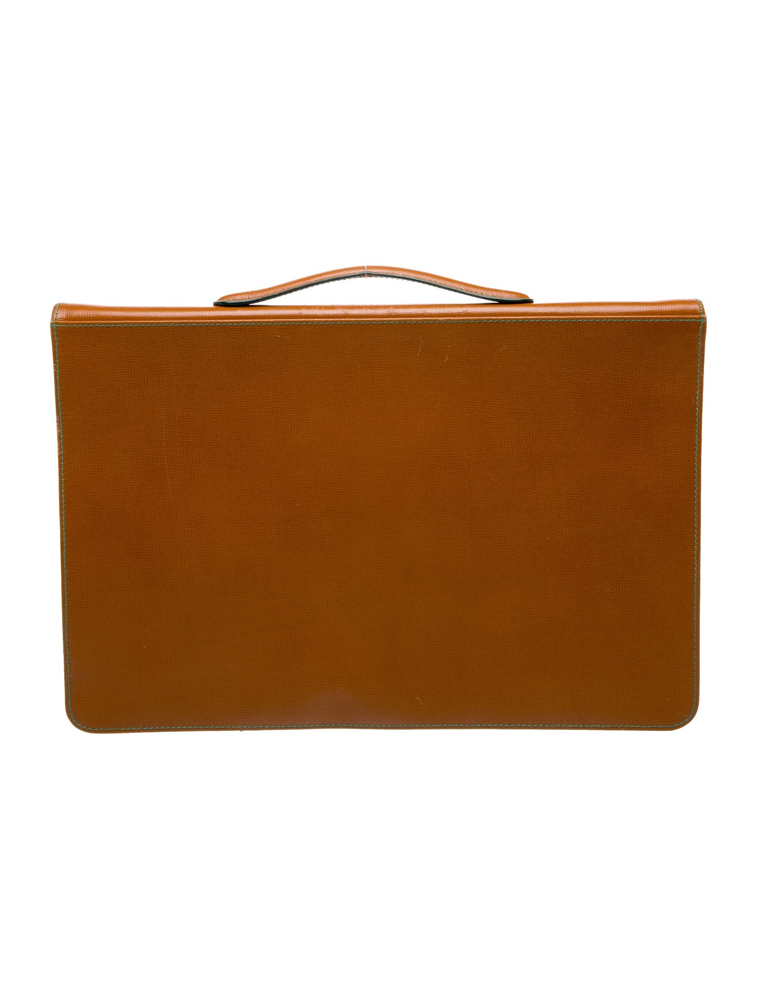 Valextra Leather Briefcase