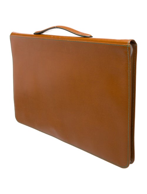 Valextra Leather Briefcase
