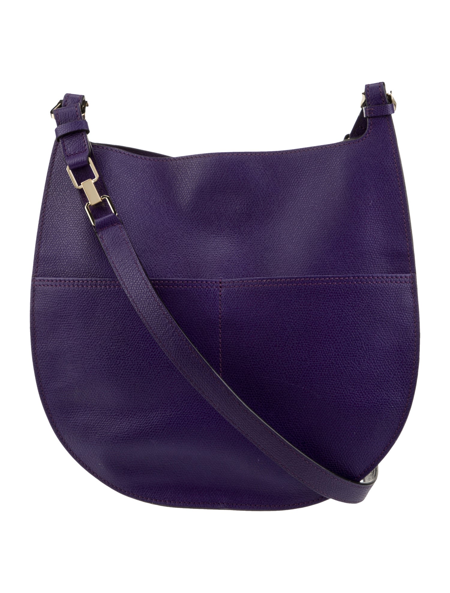 Valextra Leather Messenger Bag