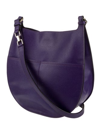 Valextra Leather Messenger Bag